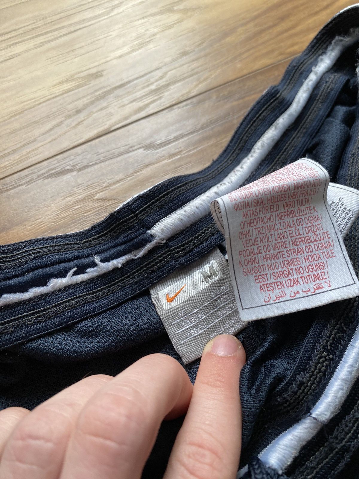 Nike × Vintage Nike Inter Nylon Vintage Baggy Pants,Drill,Y2K,BlockCore Size US 32 / EU 48 - 6 Thumbnail