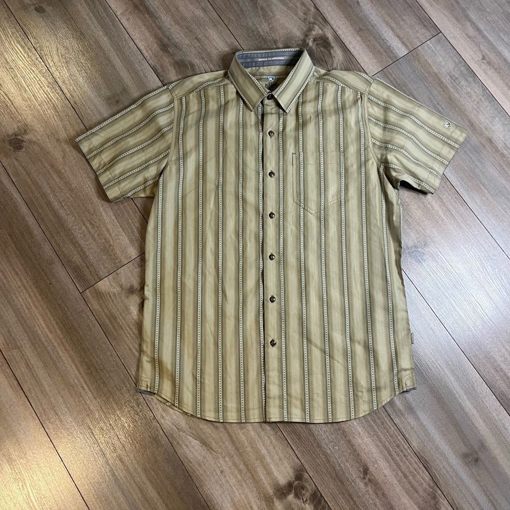 Kuhl Kuhl Tan Plaid Casual Buttonup Shirt Men Small Bin L-34 Size US S / EU 44-46 / 1 - 1 Thumbnail