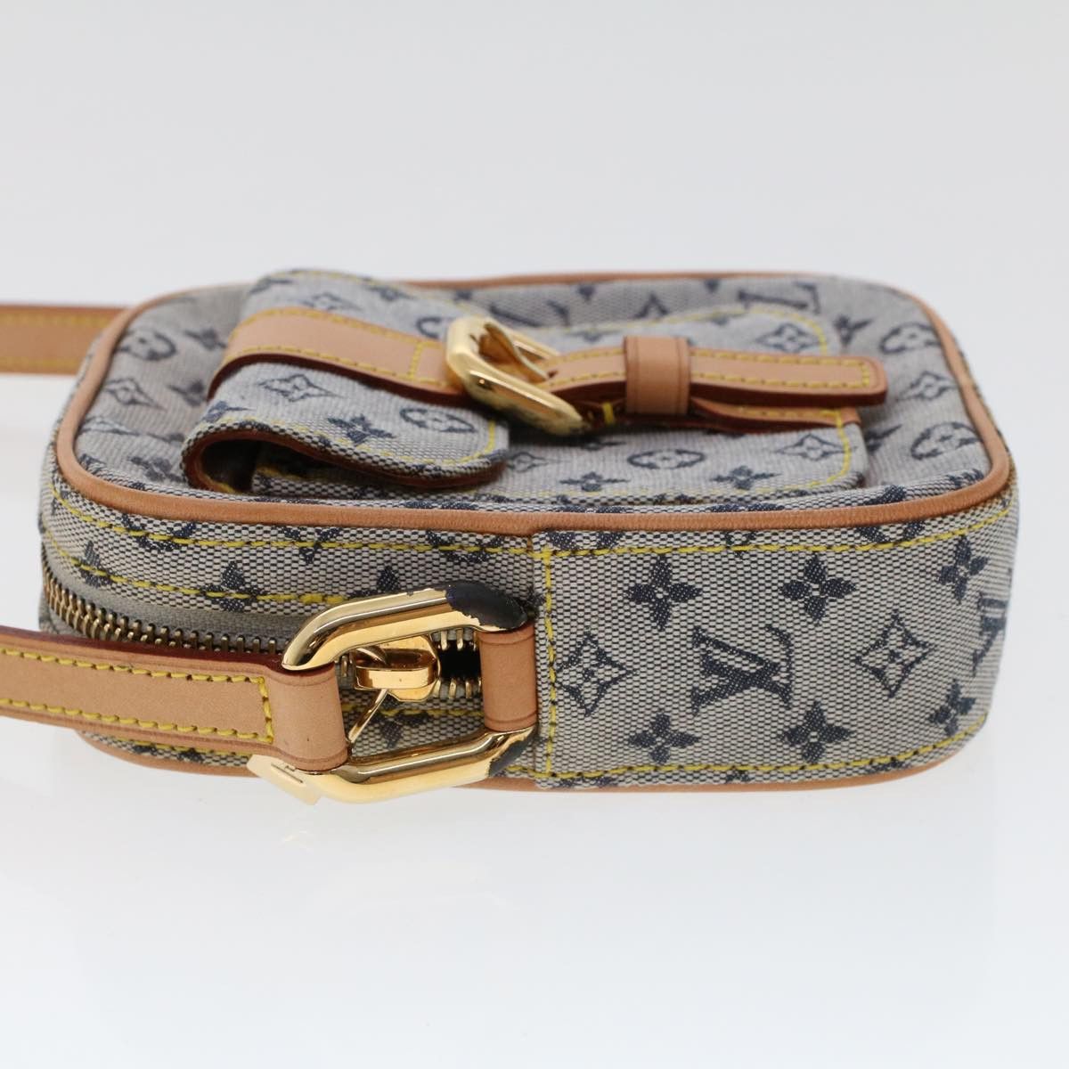 Louis Vuitton LOUIS VUITTON Monogram Mini Juliet PM Shoulder Bag Blue Size ONE SIZE - 3 Thumbnail