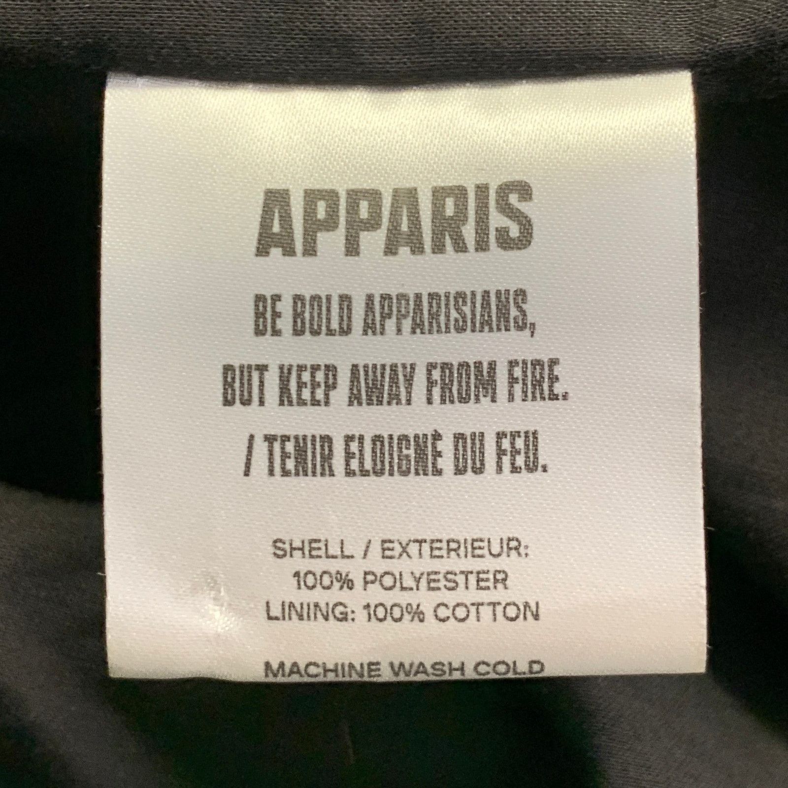 APPARIS Size XL Black Polyester Tweed Patch Pockets Fringed Coat Size XL / US 12-14 / IT 48-50 - 7 Thumbnail