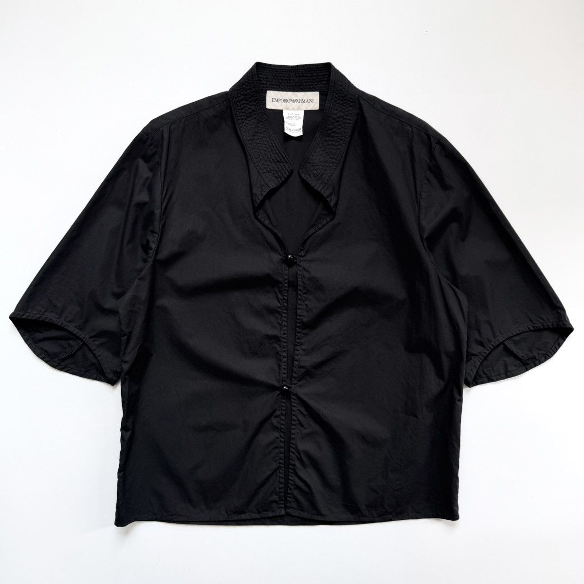 Emporio Armani 2000s Emporio Armani Mandarin Shirt Size US M / EU 48-50 / 2 - 1 Thumbnail