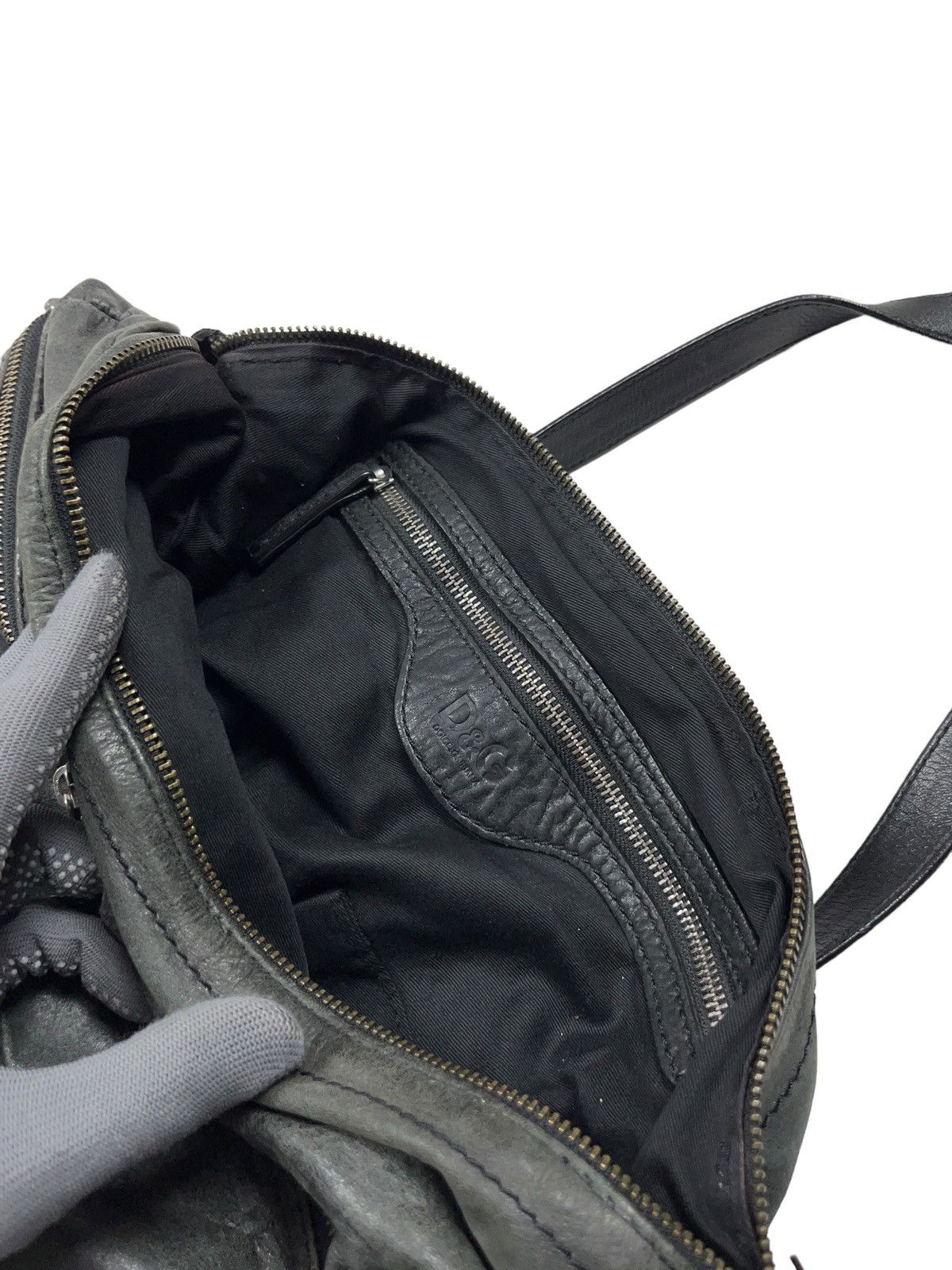 Dolce & Gabbana Dolce & Gabbana Archival Leather Bag Multi Pocket Size ONE SIZE - 11 Thumbnail