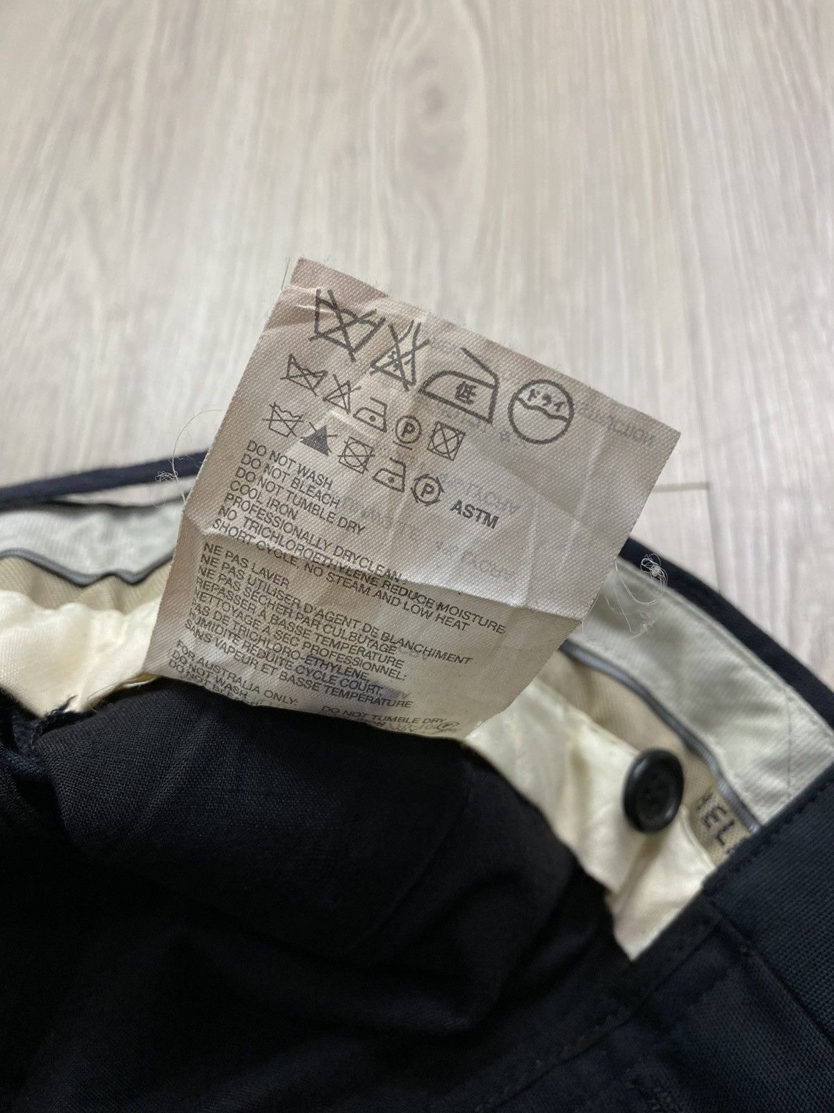 Helmut Lang Moleskin made in italy vintage trouser pants
