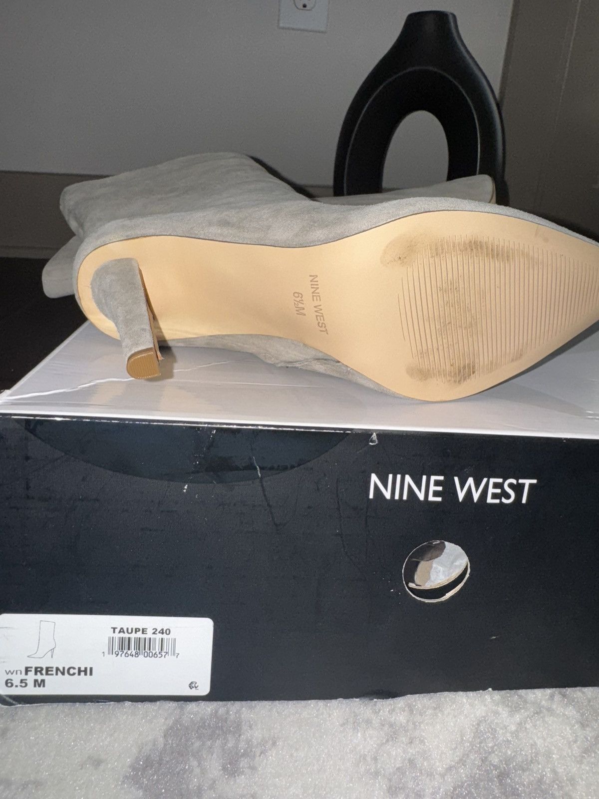 Nine West Nine West Women's Gray Heeled Boots Size US 6.5 / IT 36.5 - 4 Thumbnail