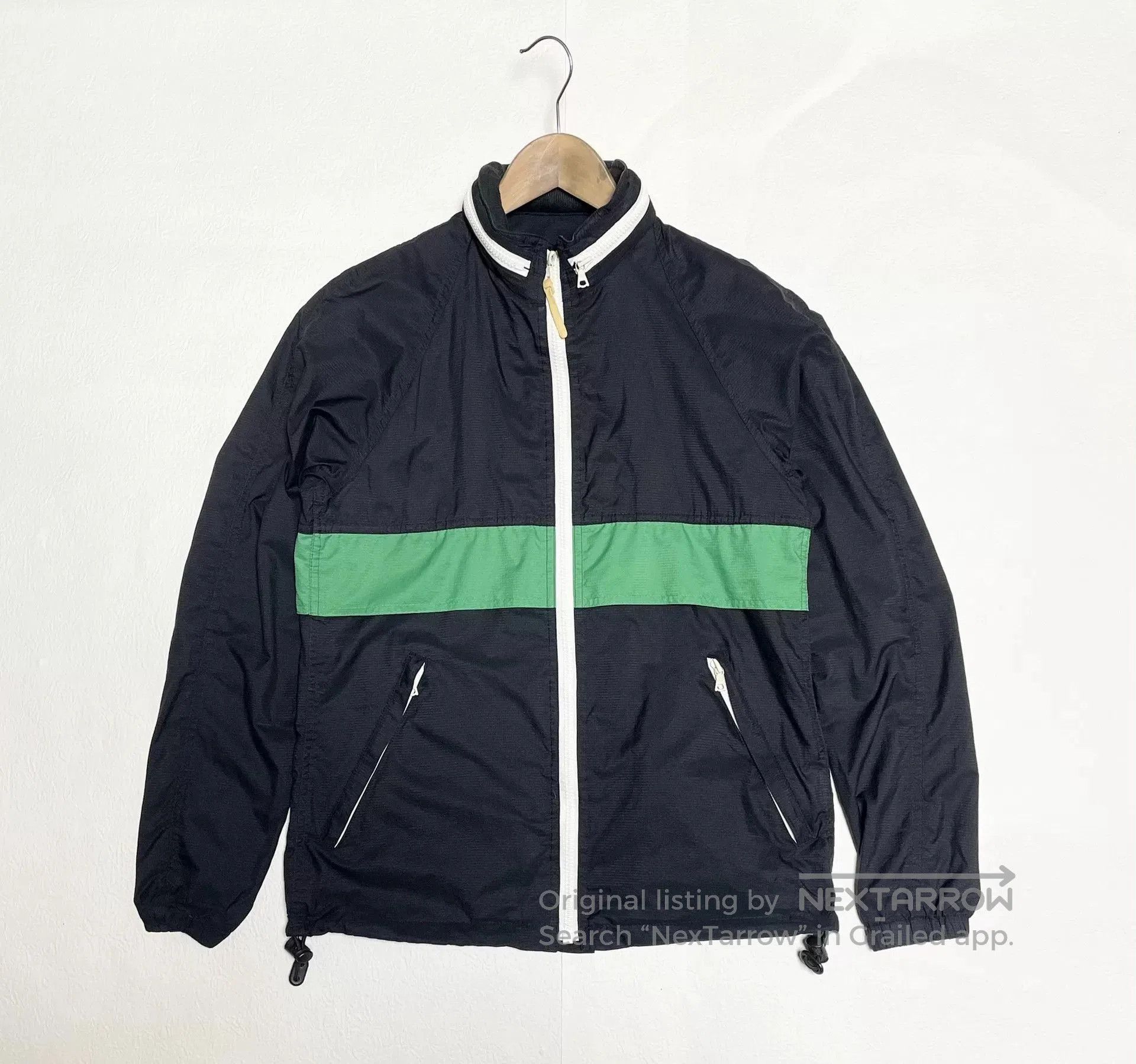 Visvim visvim lightweight cycling jacket with green stripe. Size US S / EU 44-46 / 1 - 1 Thumbnail