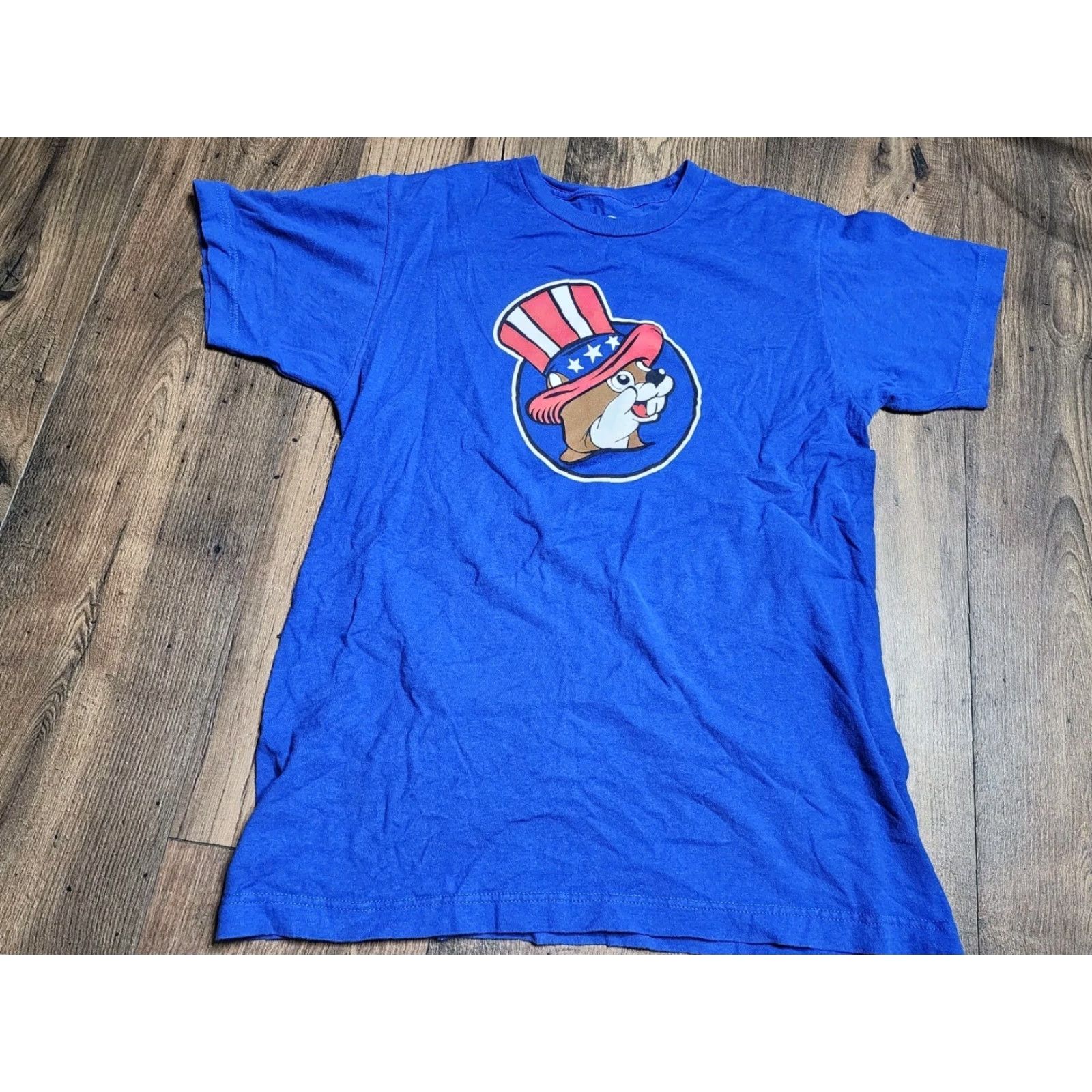 Doublet VINTAGE Buc-ee's T-Shirt Motorcycle Patriotic Double-Sided Adult Medium Blue Unisex 2020s Size US M / EU 48-50 / 2 - 2 Thumbnail
