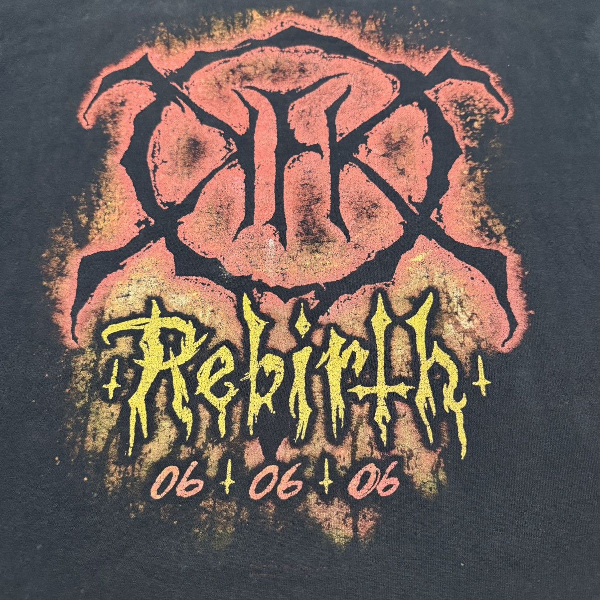 Gildan Kerry King KFK Rebirth 06 06 06 Vintage Tag Gildan Size US XL / EU 56 / 4 - 3 Thumbnail