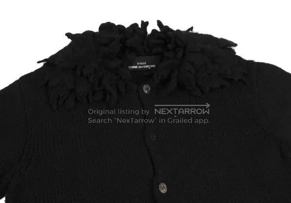 Comme des Garcons Comme Des Garcons Black Retro Lace Design Knit Top Size M / US 6-8 / IT 42-44 - 4 Thumbnail