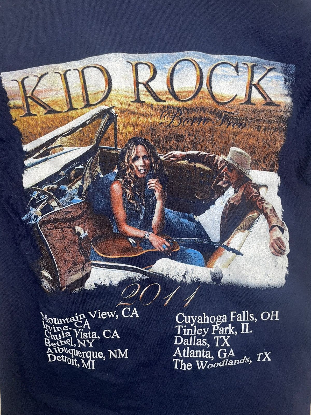 Vintage Kid Rock Sheryl Crow 2011 concert T-shirt size small Size US S / EU 44-46 / 1 - 4 Thumbnail