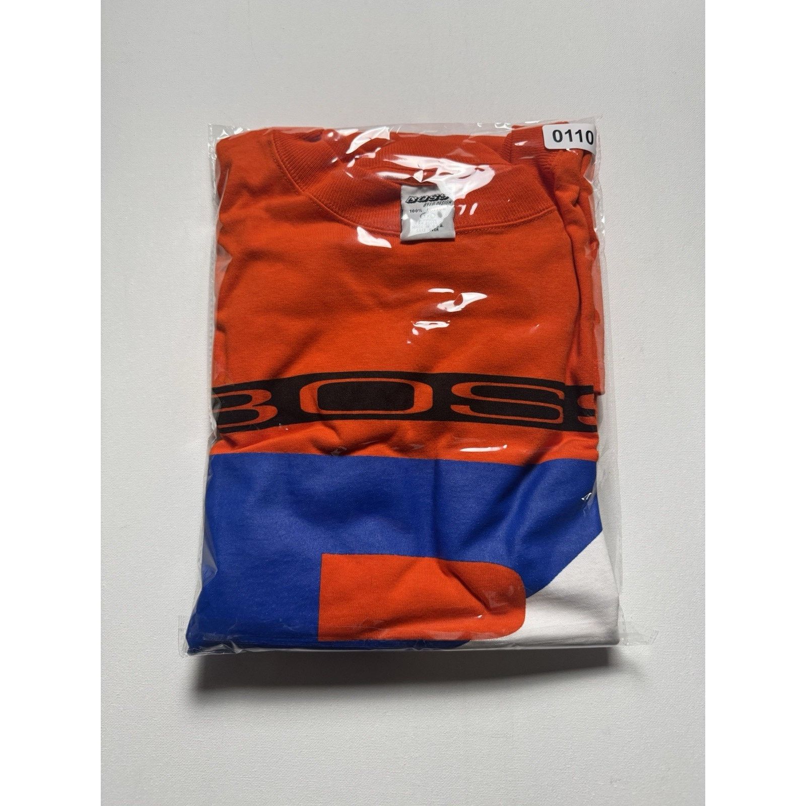 Vintage Vintage 90s Boss By I.G. Design Spell Out Orange T Shirt 2XL Size US XXL / EU 58 / 5 - 6 Thumbnail
