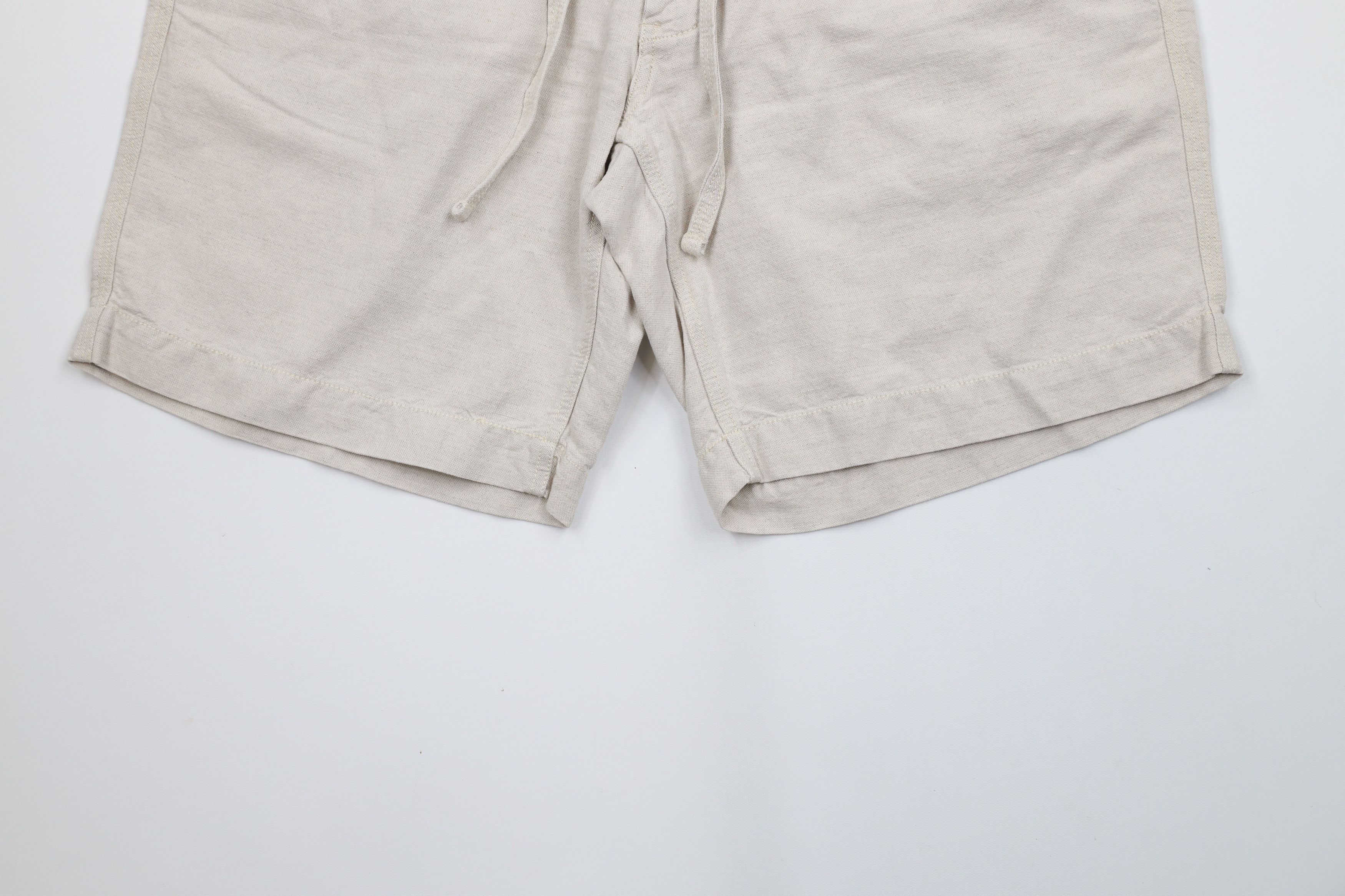 Gap Vintage Y2K Gap Above Knee Linen Blend Harem Shorts Beige Size US 34 / EU 50 - 4 Thumbnail