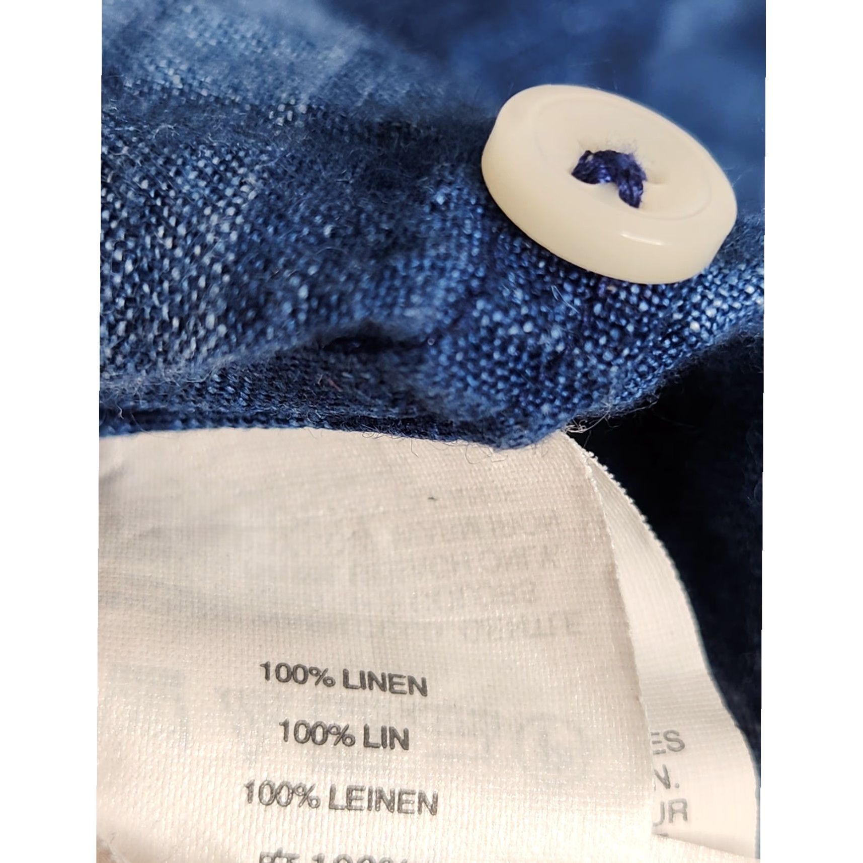 J.Crew VINTAGE J. Crew Baird McNutt Irish Linen Button Shirt Slim XL Blue Plaid Minimal Luxury Men Shirt Long Sleeve Size US XL / EU 56 / 4 - 4 Thumbnail