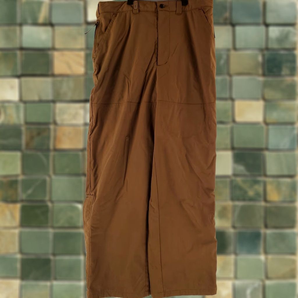 Vintage Beretta Pants Hunting Nylon Shell Mens 37 Regular Straight 31 Inseam Brown Casual Pants 38 37x31 Actual Mens Size US 37 - 1 Thumbnail