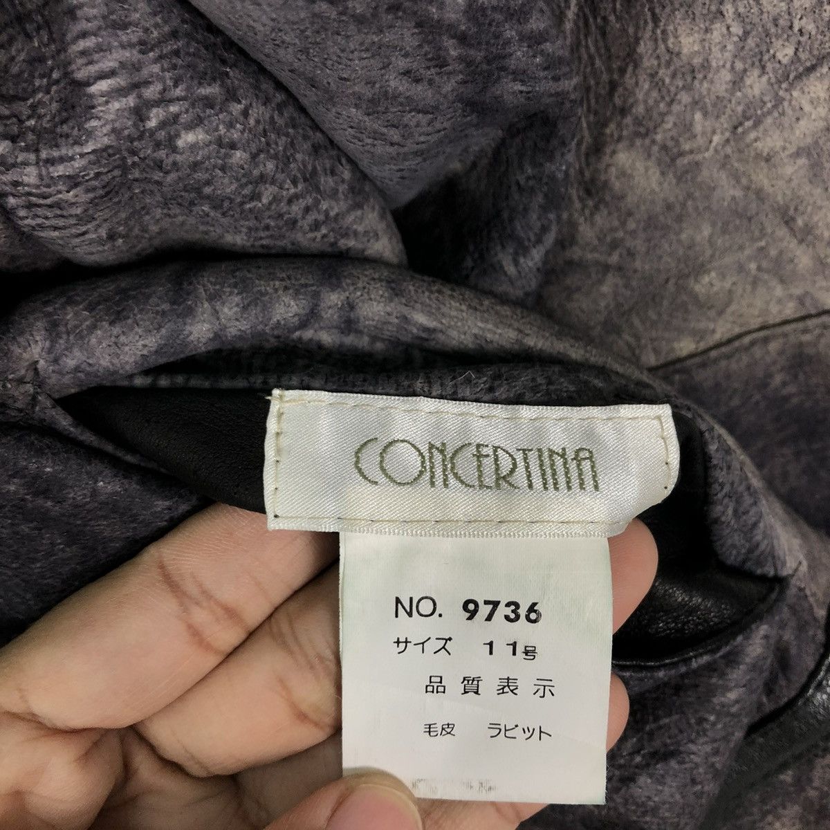 Japanese Brand 🔥VINTAGE LEATHER JACKET PATCHWORK CONCERTINA MINK FUR Size M / US 6-8 / IT 42-44 - 13 Thumbnail
