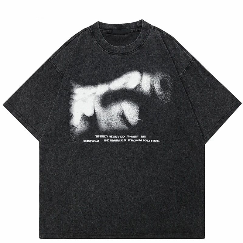 Japanese Brand Blurry Letter Vintage Graphic Shirt Size US M / EU 48-50 / 2 - 1 Thumbnail
