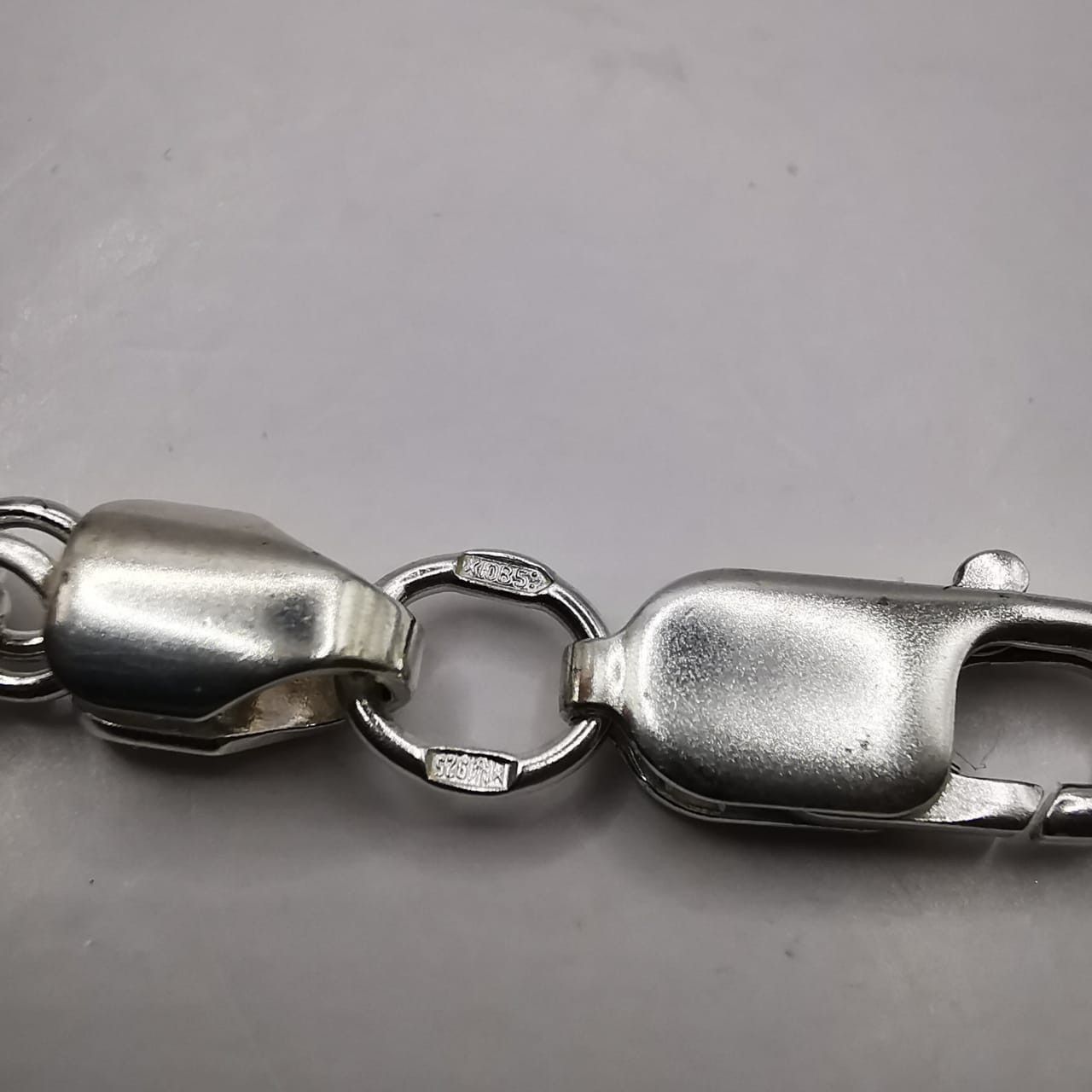 Sterling Silver Vintage Chain,925 Sterling Silver,Signed ,Handmade 19,26g Size ONE SIZE - 8 Thumbnail