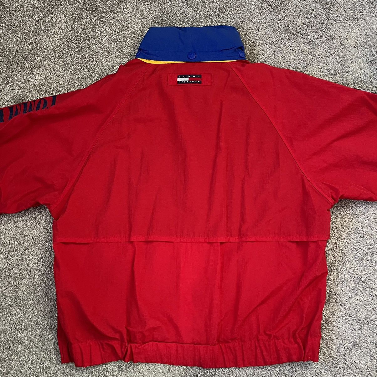 Tommy Hilfiger × Tommy Jeans Tommy Hilfiger Jacket Size XL Red Windbreaker Spellout 90’s Size US XL / EU 56 / 4 - 8 Thumbnail