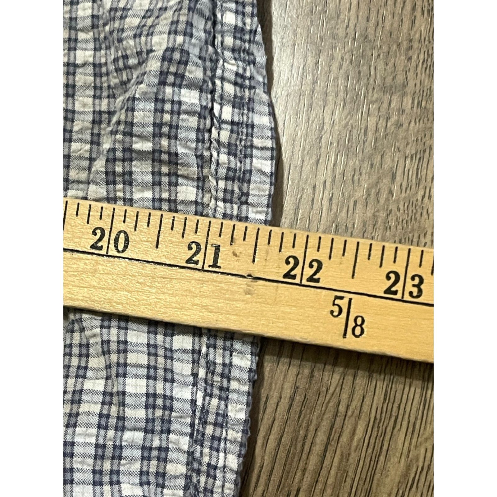 Calvin Klein Calvin Klein Shirt Mens Large Plaid Button Up Short Sleeve Casual Blue White Collection Regular Size L Men's Size US L / EU 52-54 / 3 - 6 Thumbnail