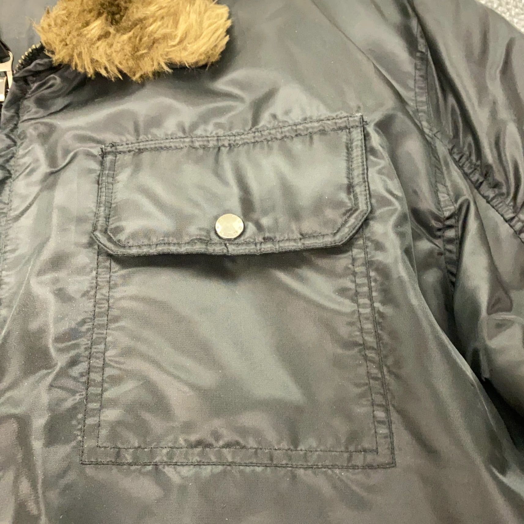 Southpole Southpole Jacket Mens 2XL Black Bomber Hip Hop Short Zip Lined Pockets Collared Size US XXL / EU 58 / 5 - 7 Thumbnail