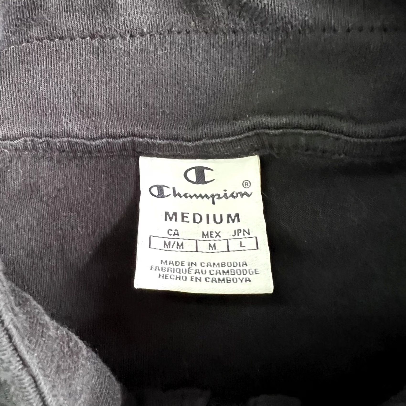 Champion Champion Jacket Womens Medium Black Full Zip Track Glitter Trim Pockets Size M / US 6-8 / IT 42-44 - 3 Thumbnail