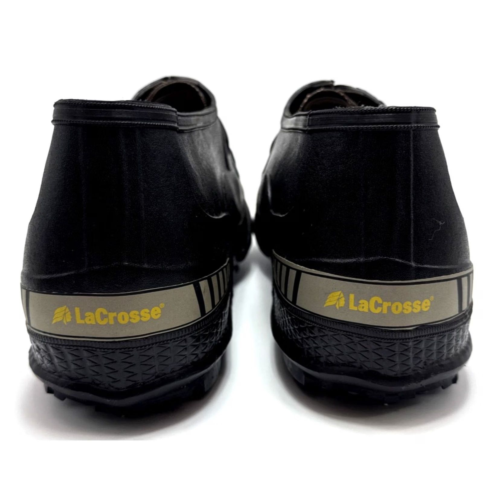 Vintage LaCrosse Boots Mens Size 8 Med Traction 2-Buckle Rubber 5” Overshoe Work Tracktion Size US 8 / EU 41 - 4 Thumbnail
