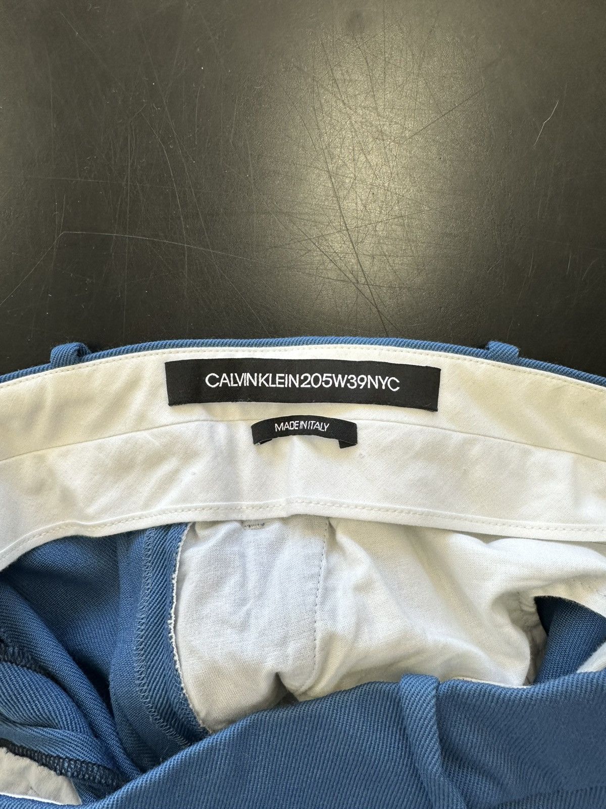Calvin Klein 205W39NYC Raf Simons Calvin Klein Marching Band Pants blue orange Size US 29 - 6 Thumbnail