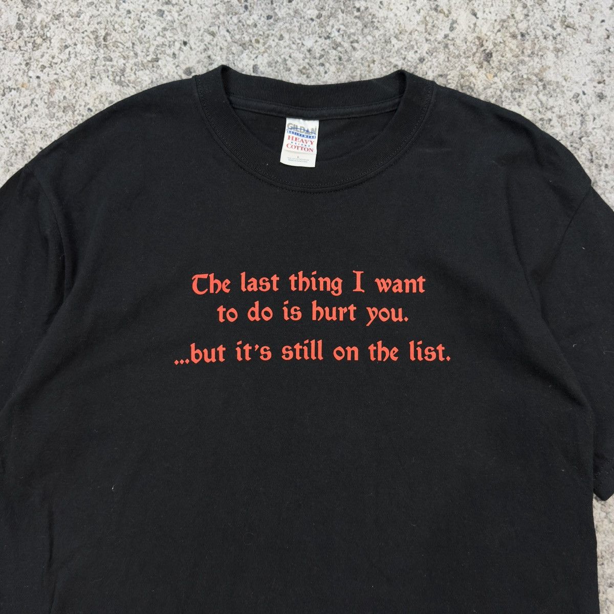 Vintage Crazy Hurt You Quote Shirt ERD Grunge Thrashed Faded Size US L / EU 52-54 / 3 - 3 Thumbnail