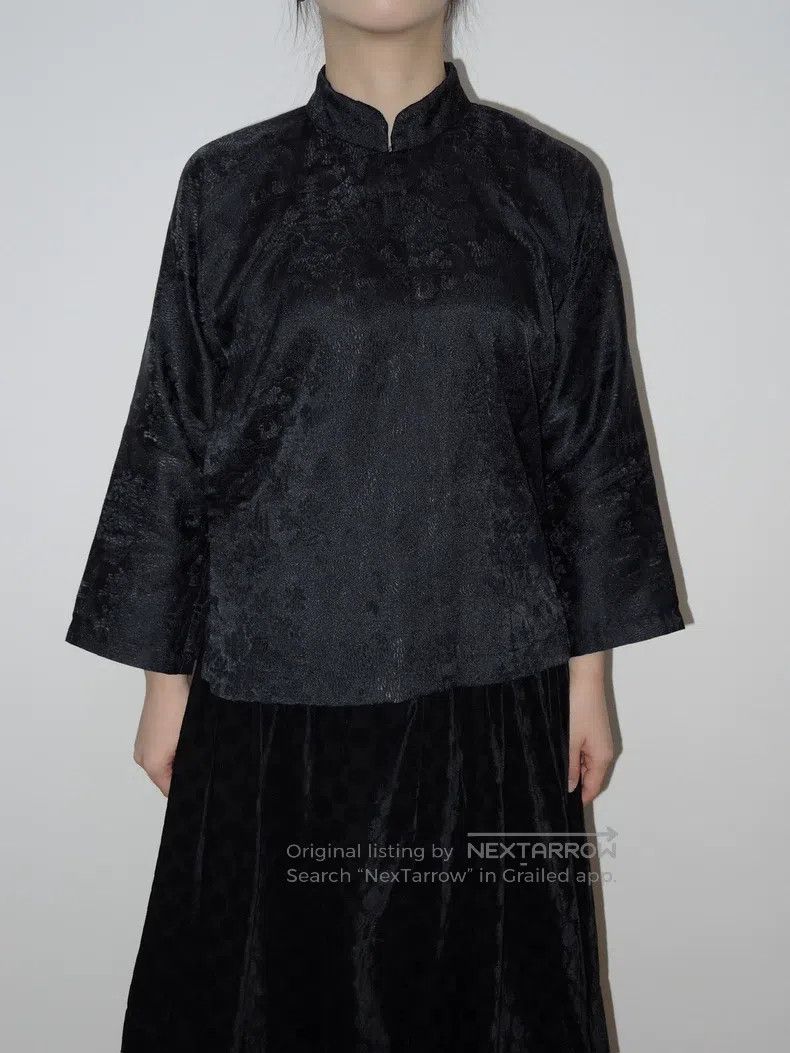 Comme des Garcons Comme Des Garcons Vintage Black Embroidered Chinese Cheong Size M / US 6-8 / IT 42-44 - 1 Thumbnail