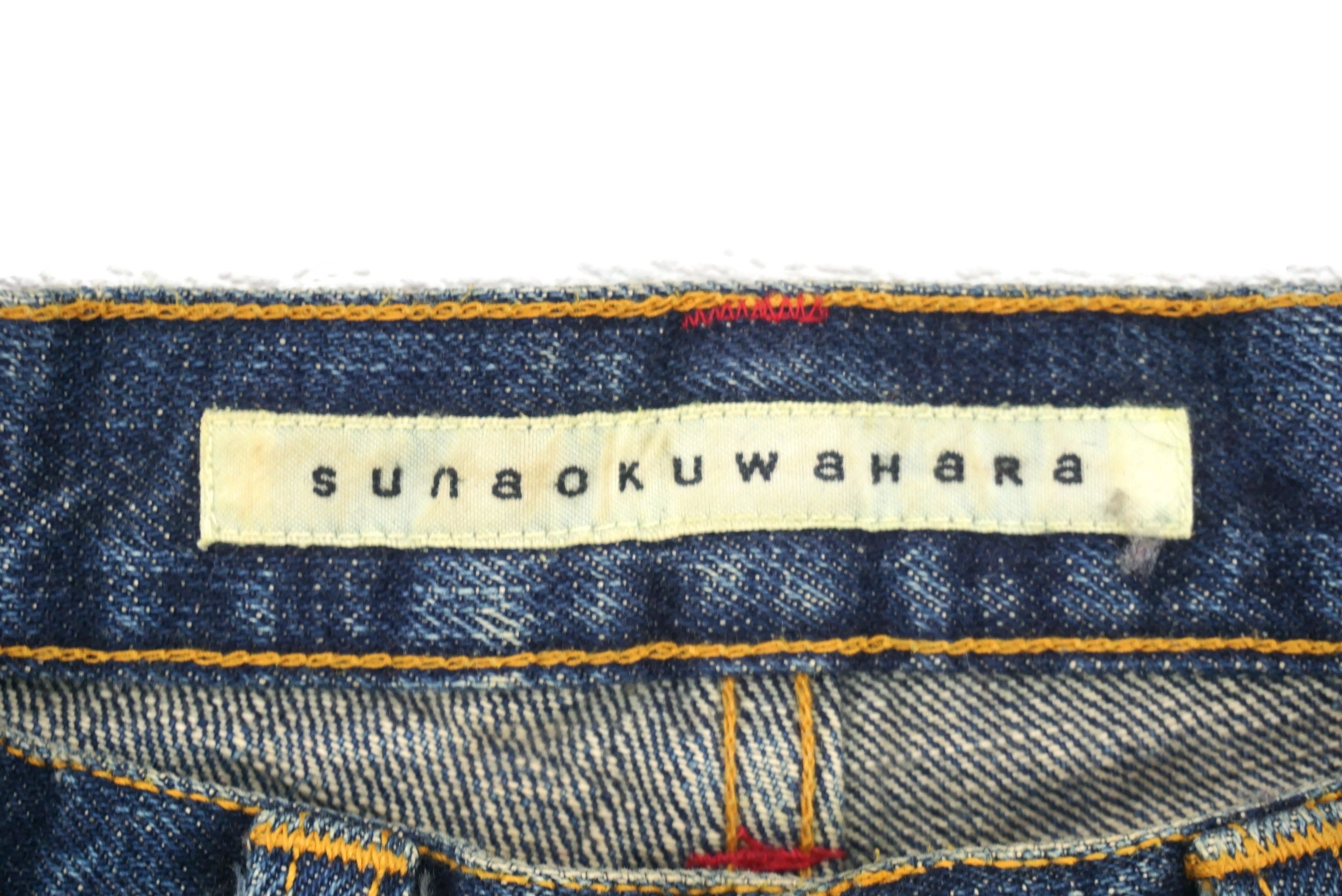 Japanese Brand Sunao Kuwahara Jeans W30xL29.5 Low-Rise Straight Leg Denim Size 27" / US 4 / IT 40 - 8 Thumbnail