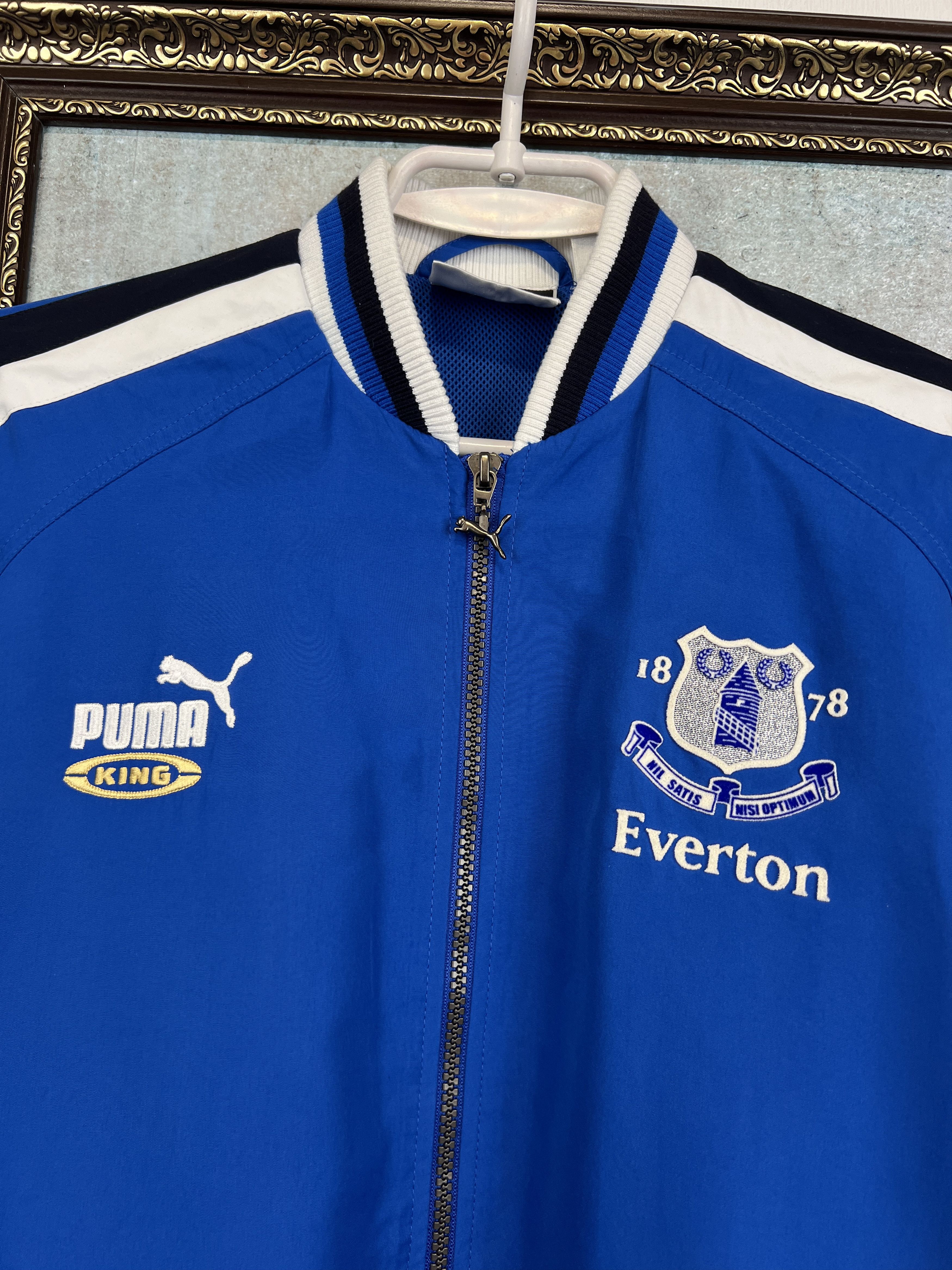 Puma Vintage 2000's Puma Everton Football Track Top Soccer Jacket Size US S / EU 44-46 / 1 - 3 Thumbnail
