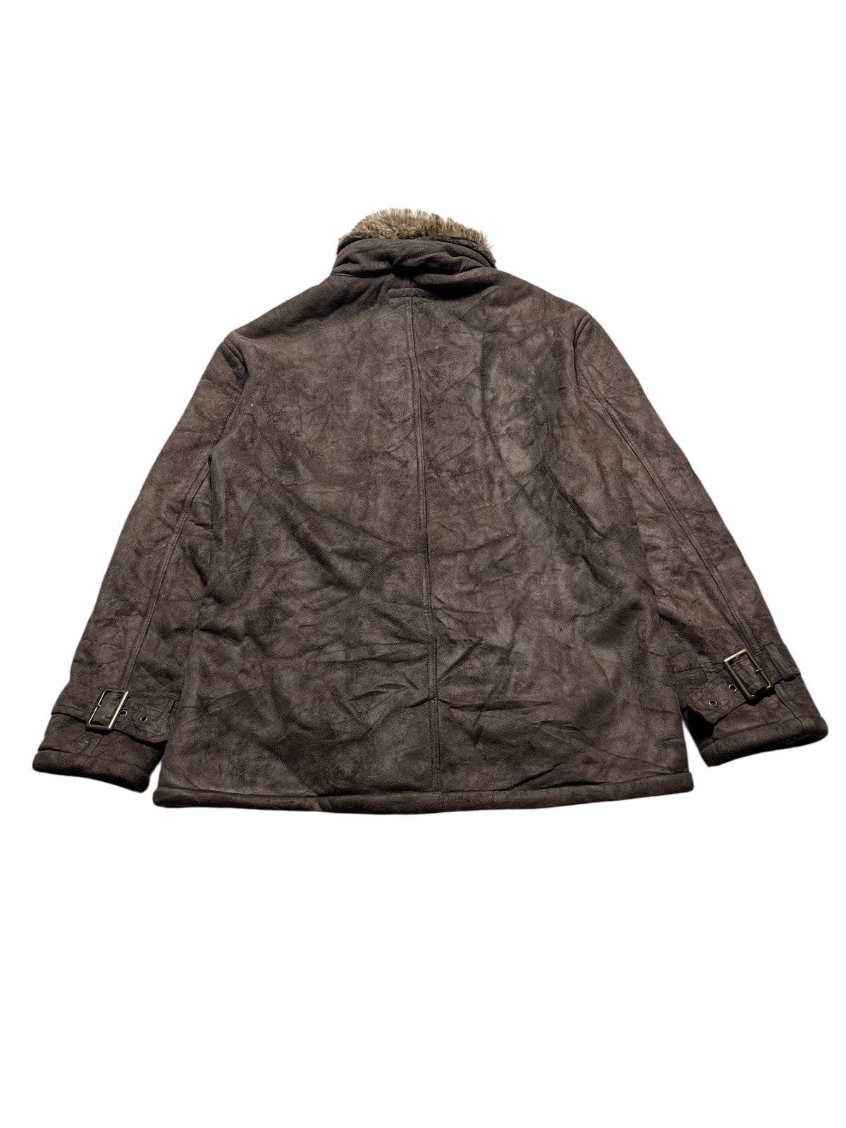 Japanese Brand Japanese Archive Vkei Fur Sherpa Suede Jacket Size US M / EU 48-50 / 2 - 11 Thumbnail
