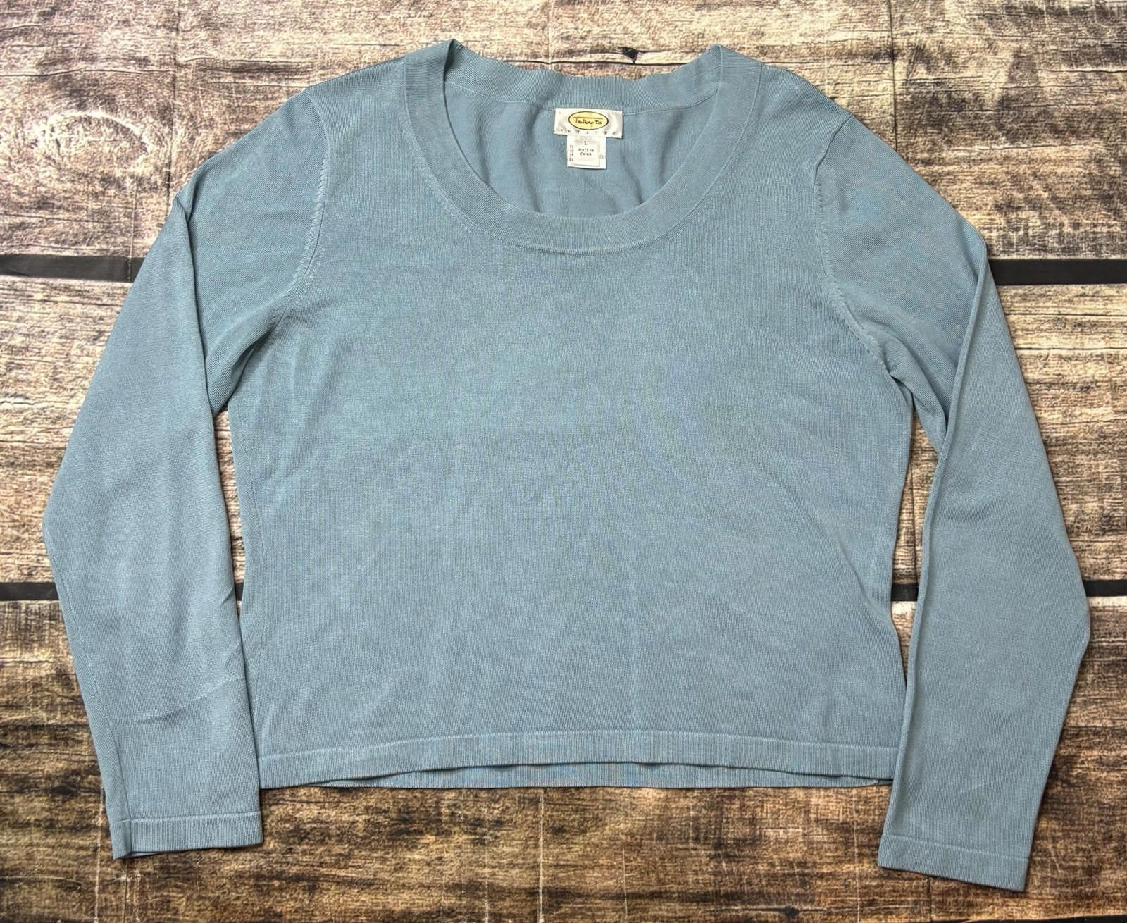 Talbots Talbots Sweater Women's Large Silk Blend Round Neck Size L / US 10 / IT 46 - 1 Thumbnail