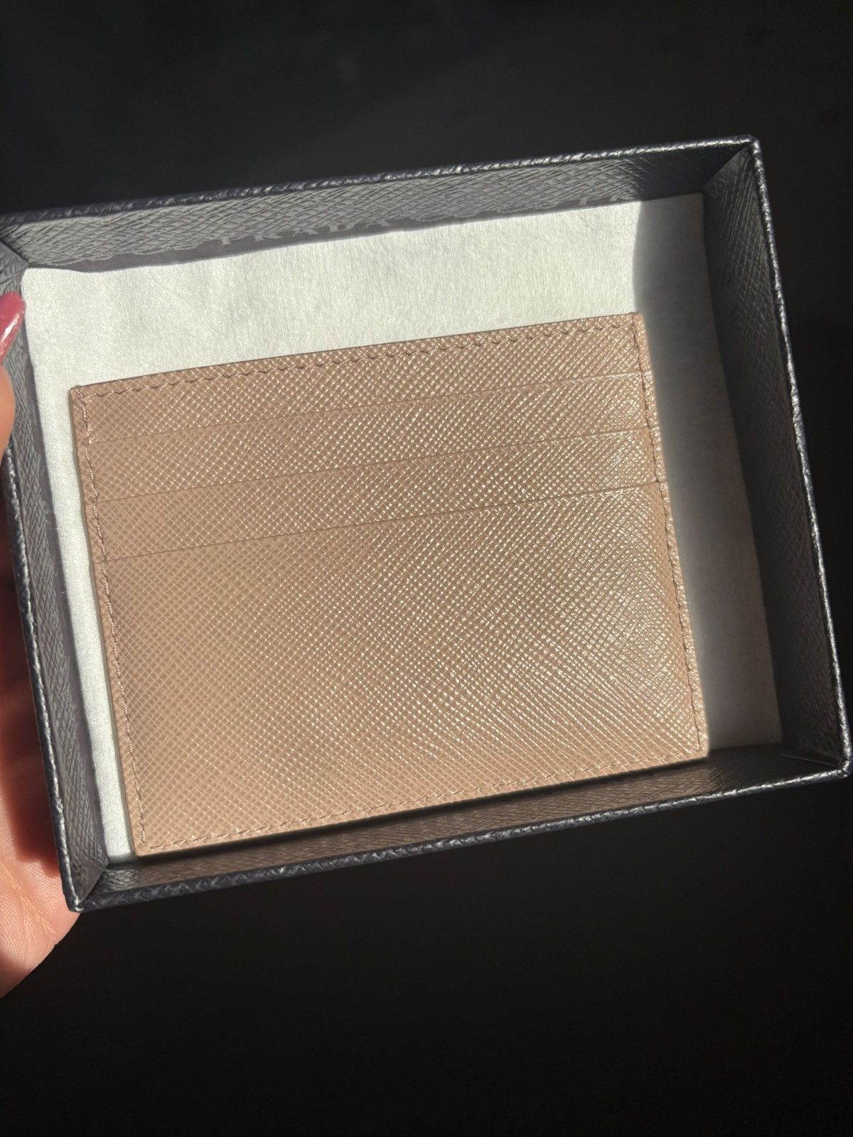 Prada Saffiano Leather Card Holder Size ONE SIZE - 5 Thumbnail