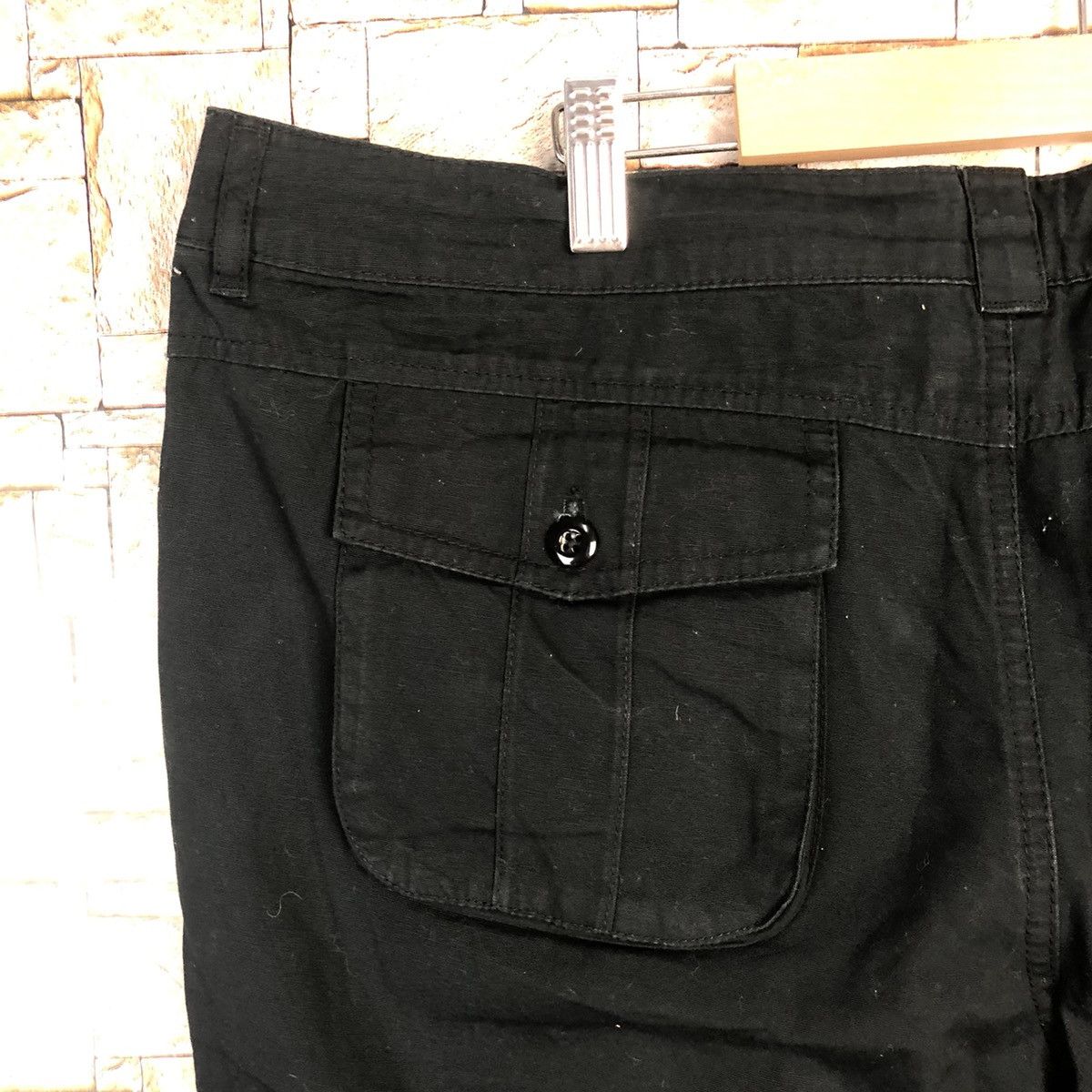 Japanese Brand Smile Land Dark Blue Cropped Pants #A317 Size US 36 / EU 52 - 19 Thumbnail
