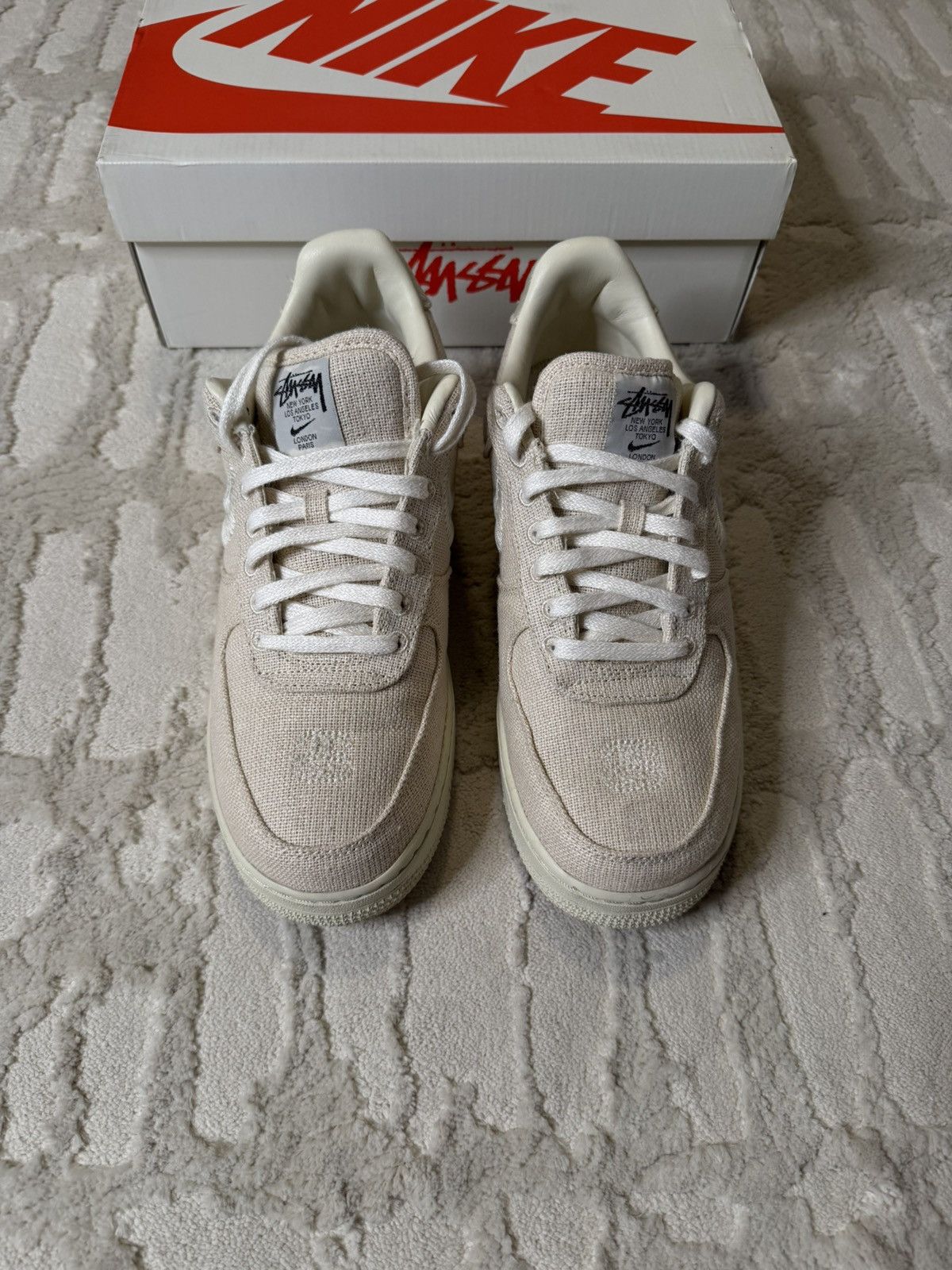 Nike × Stussy Stussy x Nike Air Force 1 Low “Fossil” Size US 10 / EU 43 - 4 Thumbnail