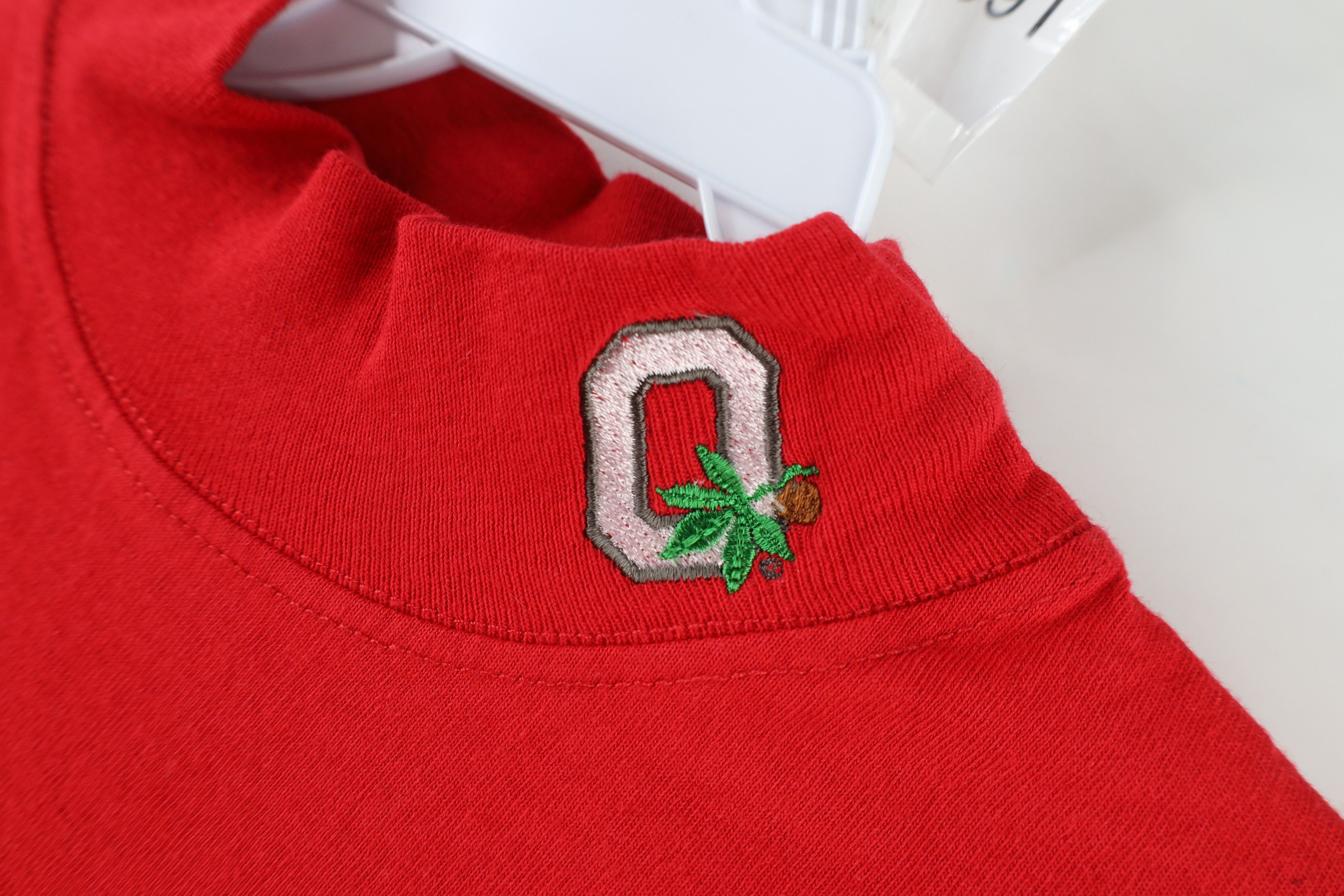 Vintage Vintage 90s University Mock Neck Long Sleeve T-Shirt USA Size US L / EU 52-54 / 3 - 4 Thumbnail