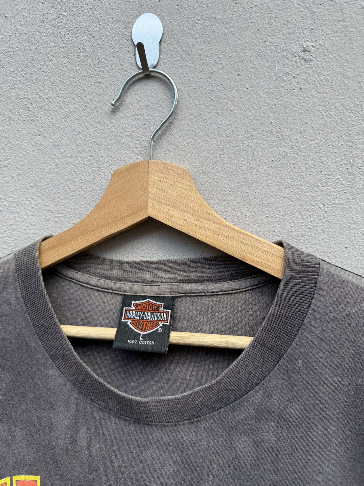Harley Davidson Vintage 90s Sunfaded HARLEY DAVIDSON Chopper Tee Size US L / EU 52-54 / 3 - 6 Thumbnail