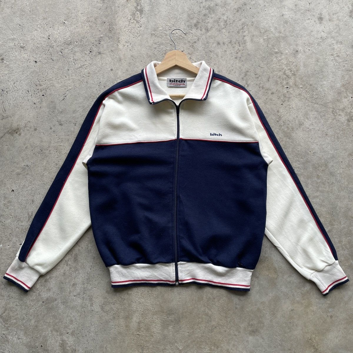 Vintage 90s BITCH SKATEBOARDS Zipper Ups Jacket Vintage Size US M / EU 48-50 / 2 - 2 Thumbnail
