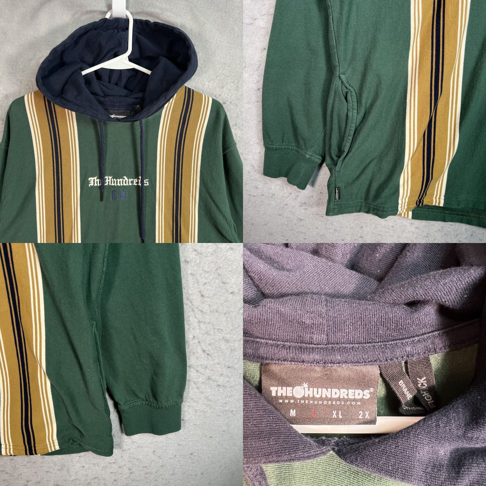 The hundreds green hoodie sales