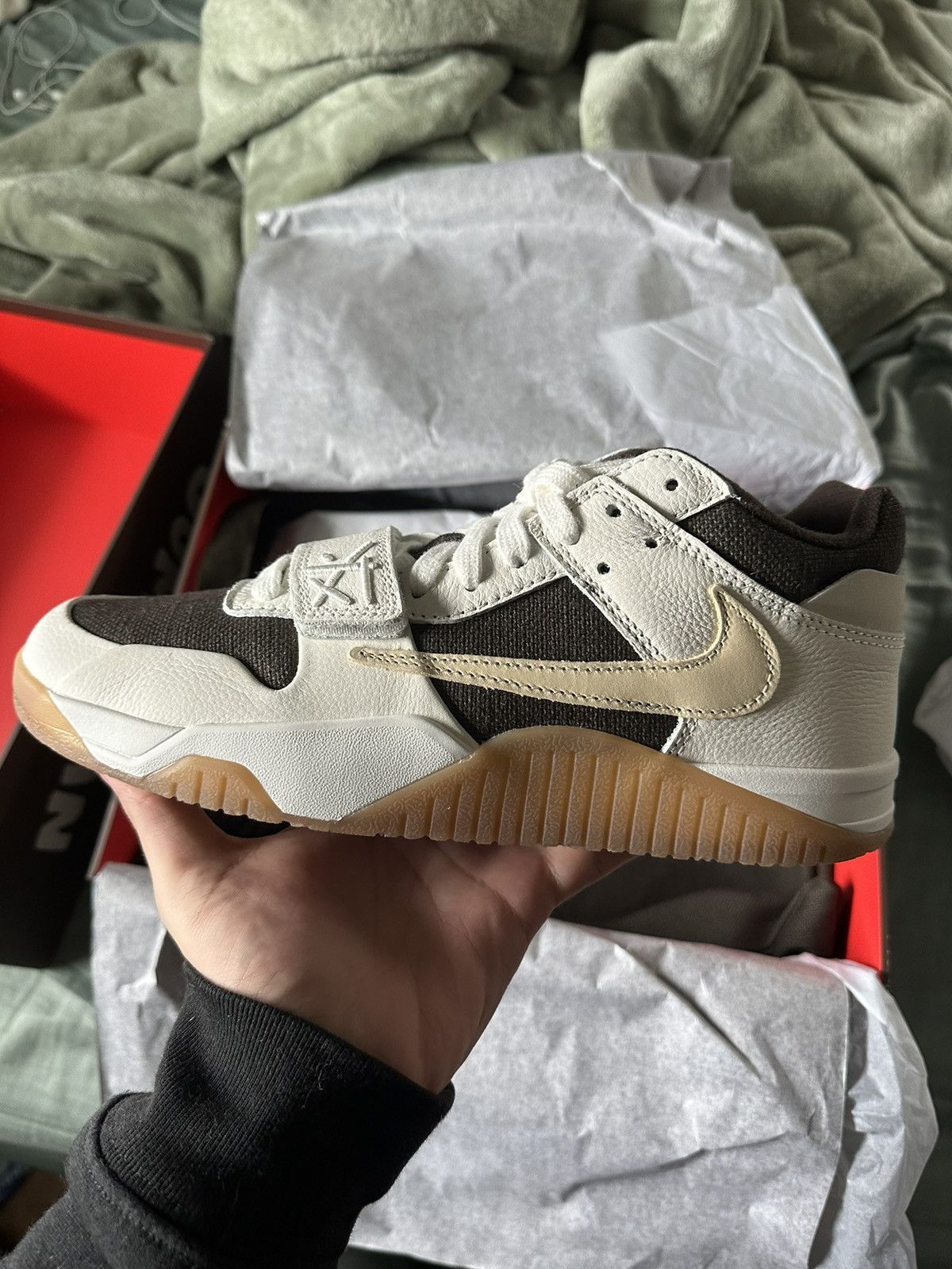 Nike × Travis Scott Travis Scott Nike Jumpman Jack TR Sail Size US 8.5 / EU 41-42 - 2 Thumbnail