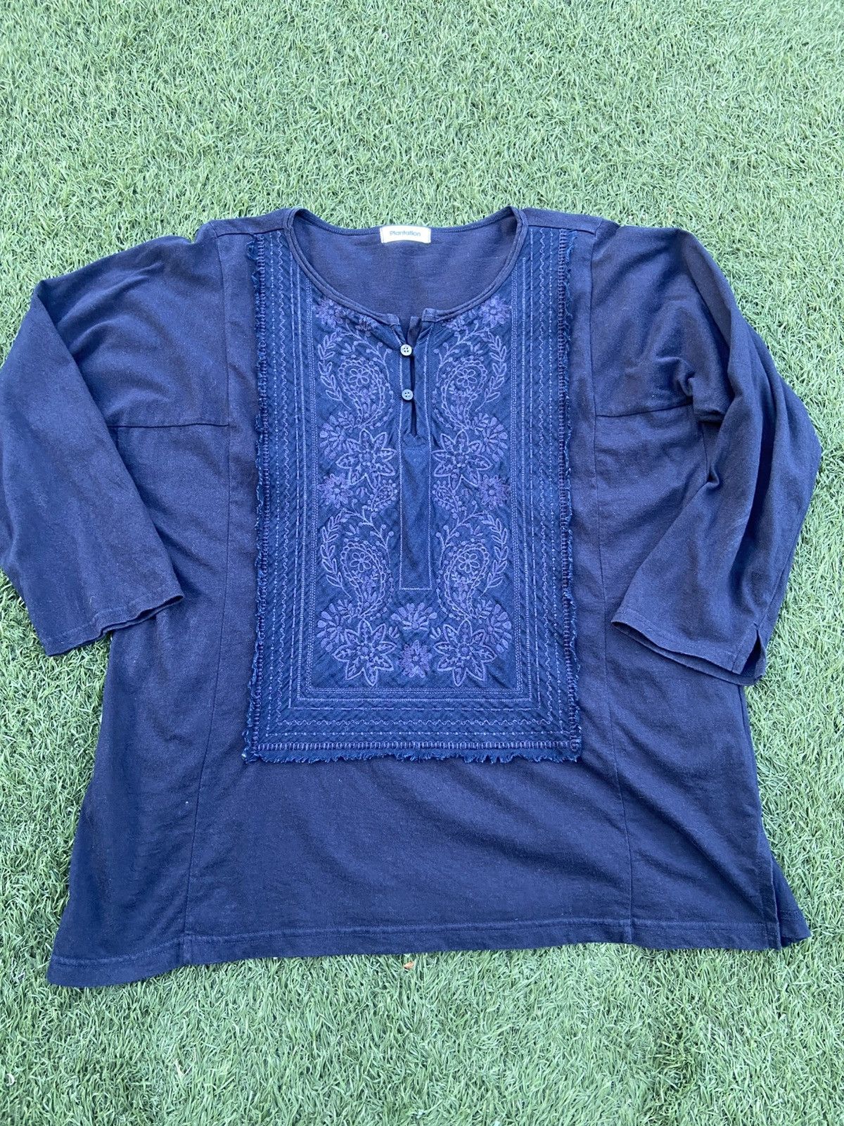 Issey Miyake Plantation Long Sleeve Tee Shirt Size US M / EU 48-50 / 2 - 1 Thumbnail