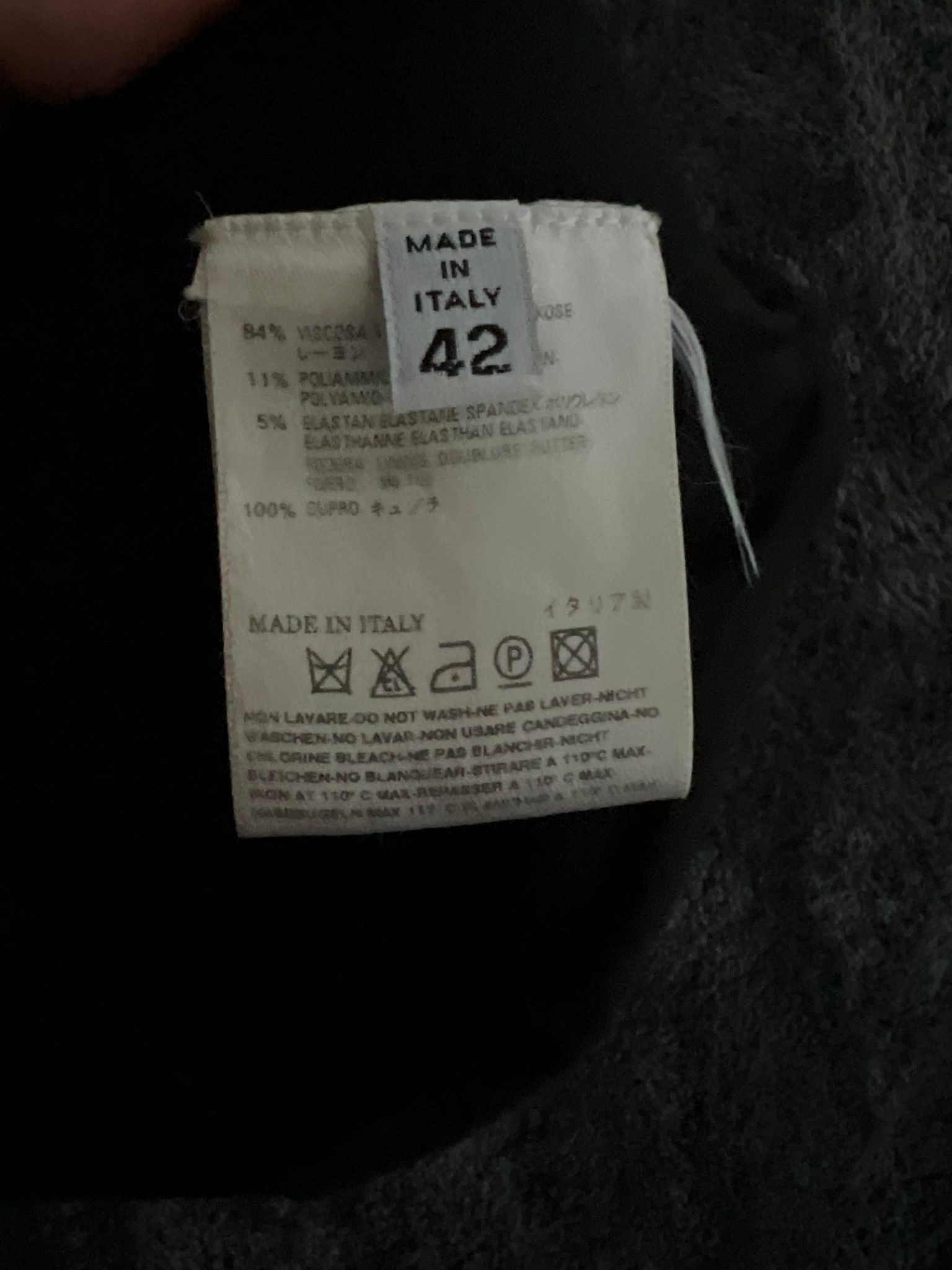 Maison Margiela FW08 Curved Zip Up Skirt Size 28" / US 6 / IT 42 - 10 Thumbnail