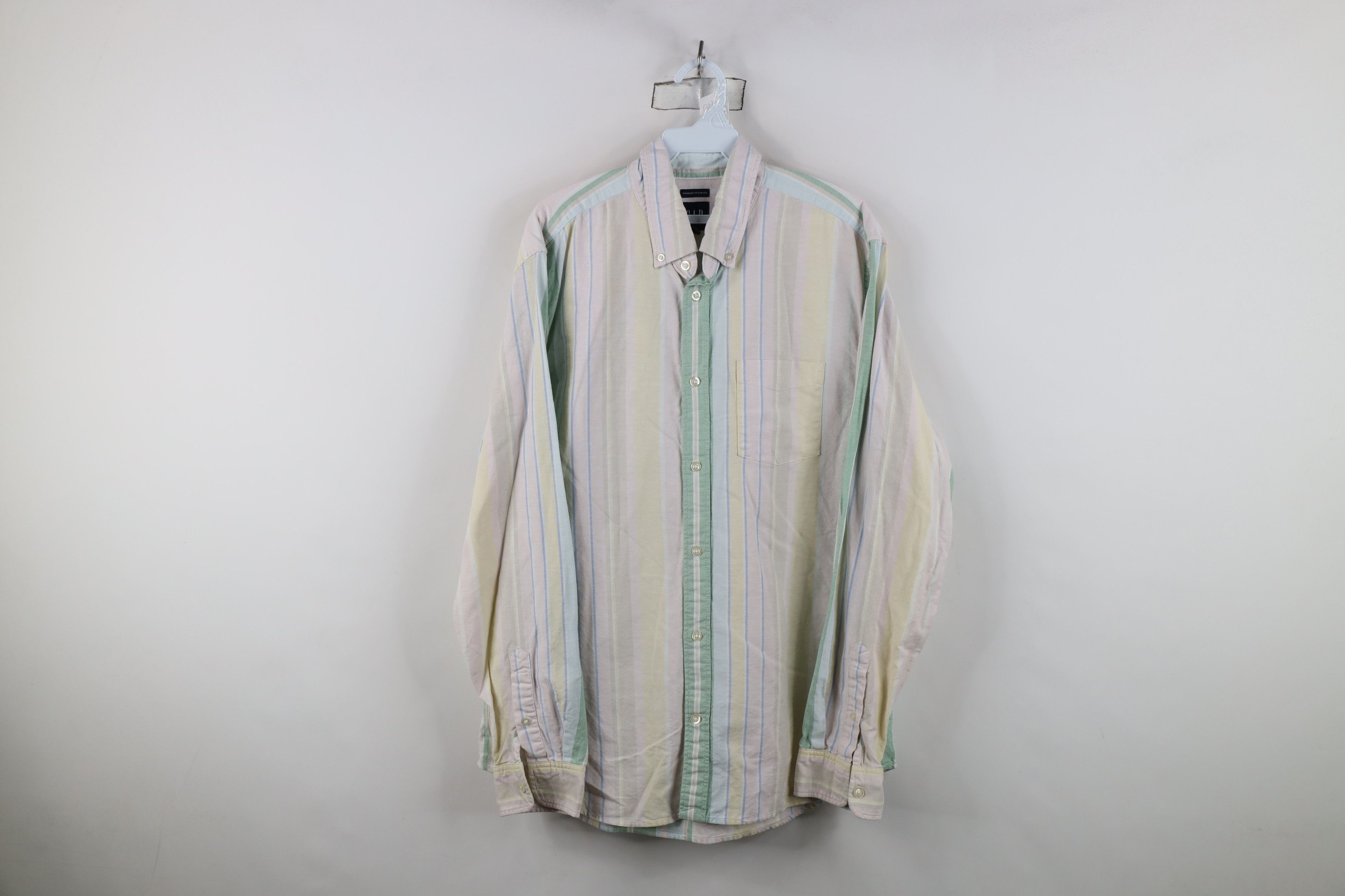 Gap Vintage Gap Striped Collared Oxford Button Down Shirt Size US L / EU 52-54 / 3 - 1 Thumbnail