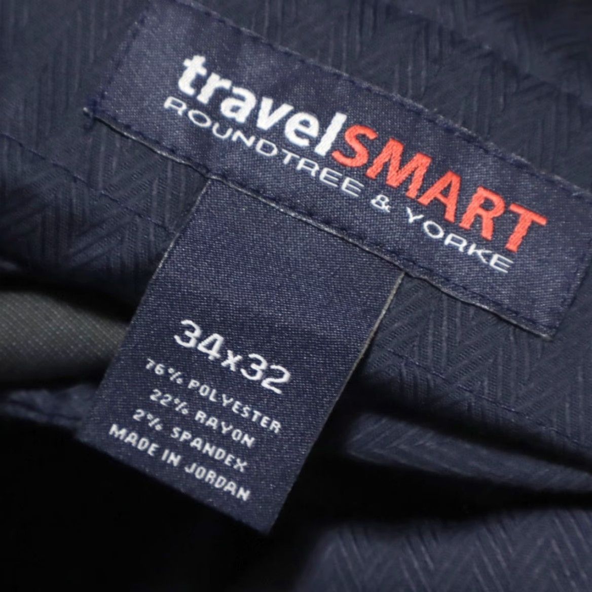 Roundtree & Yorke Roundtree & York Stretch Travel Smart Flat Front Chino Pants Charcoal Men's 34 Size US 34 / EU 50 - 5 Thumbnail