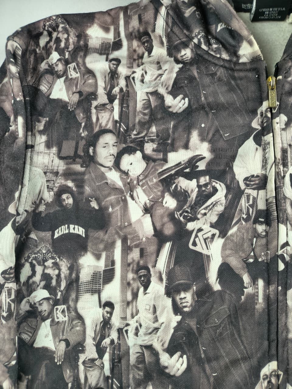 Karl Kani Karl Kani Y2K Hip Hop All Over Print Zip Up Hoodie(039) Size US L / EU 52-54 / 3 - 9 Thumbnail