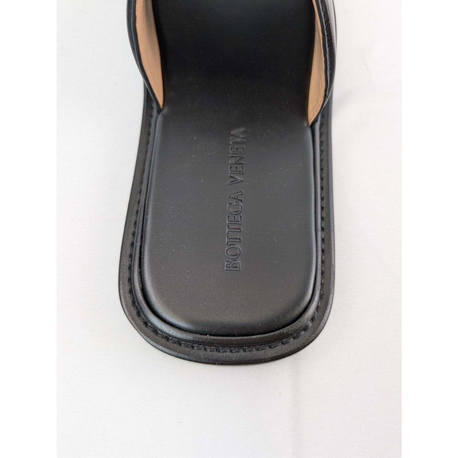 Bottega Veneta o1rshd1 Leather Sandals Slippers in Black Size US 9 / EU 42 - 15 Thumbnail