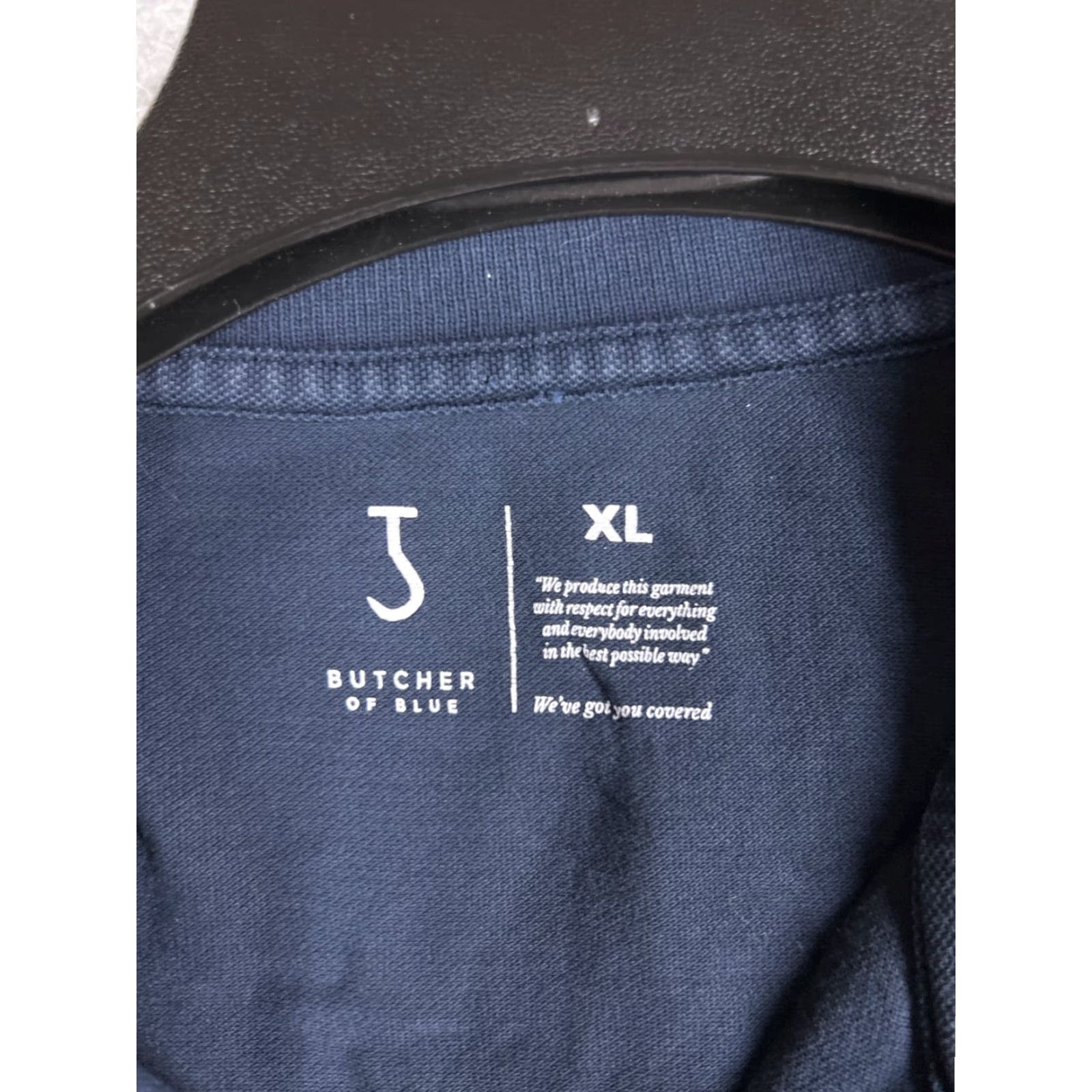 Vintage Butcher Of Blue Polo Shirt Mens Medium Blue Knit Casual Activewear 100% Cotton Size US M / EU 48-50 / 2 - 6 Thumbnail