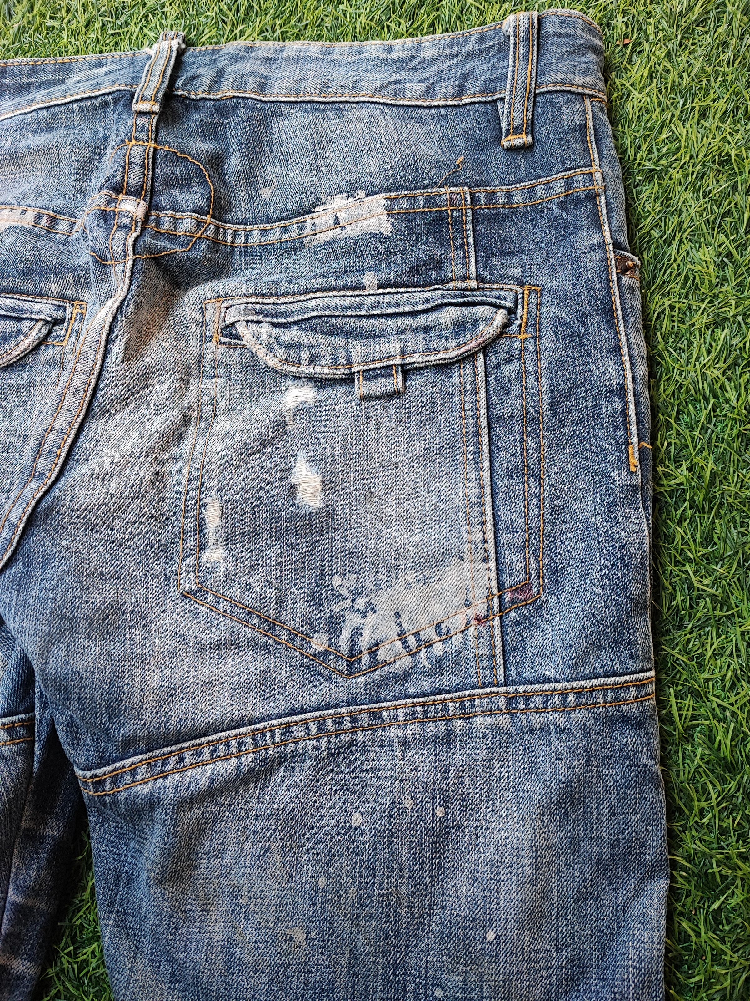 Dsquared2 Dsquared2 Thrashed Distressed Jeans ERD Grunge Chrome Size US 31 - 18 Thumbnail