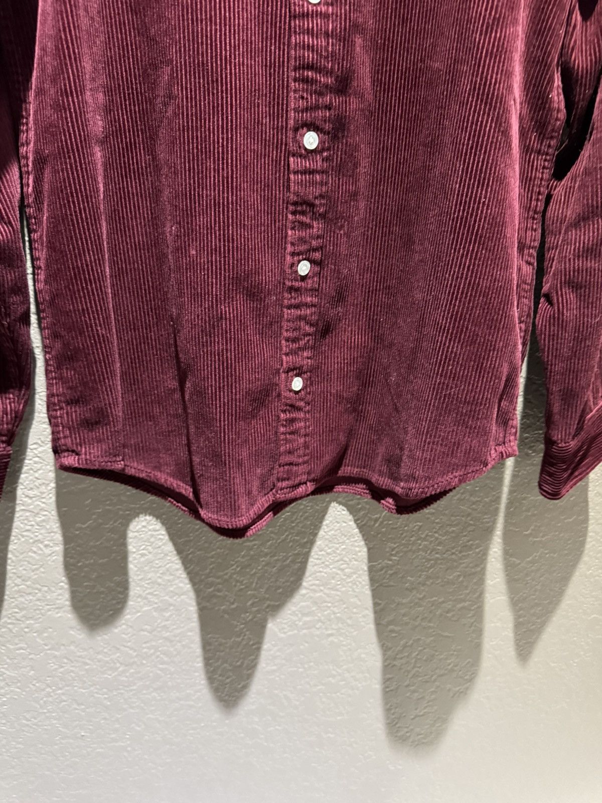 Carhartt Burgundy Carhartt Corduroy Button Up Shirt Thick Soft Medium Size US M / EU 48-50 / 2 - 4 Thumbnail