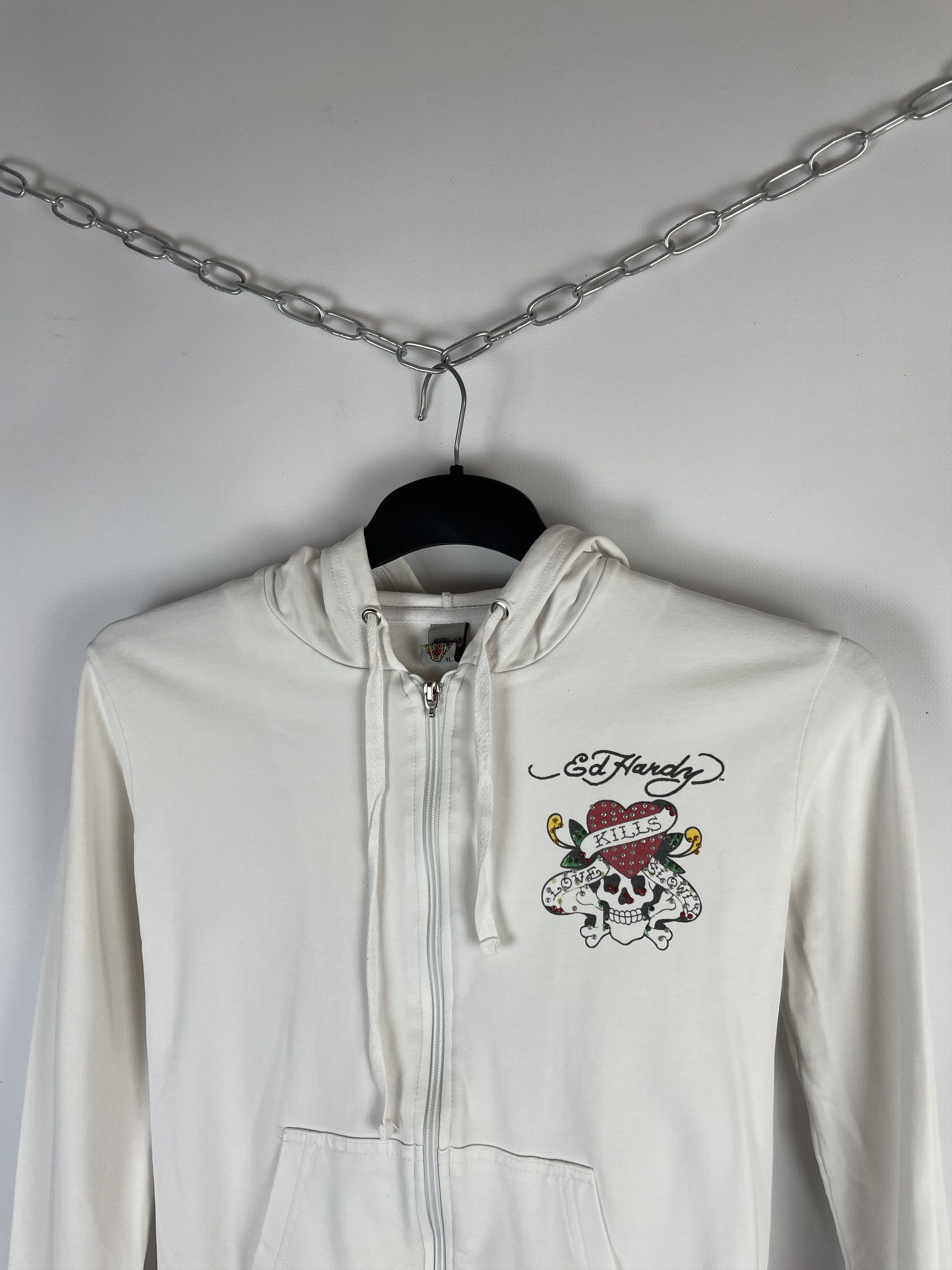 Christian Audigier Vintage y2k ed hardy zip up hoodie Size XL / US 12-14 / IT 48-50 - 3 Thumbnail